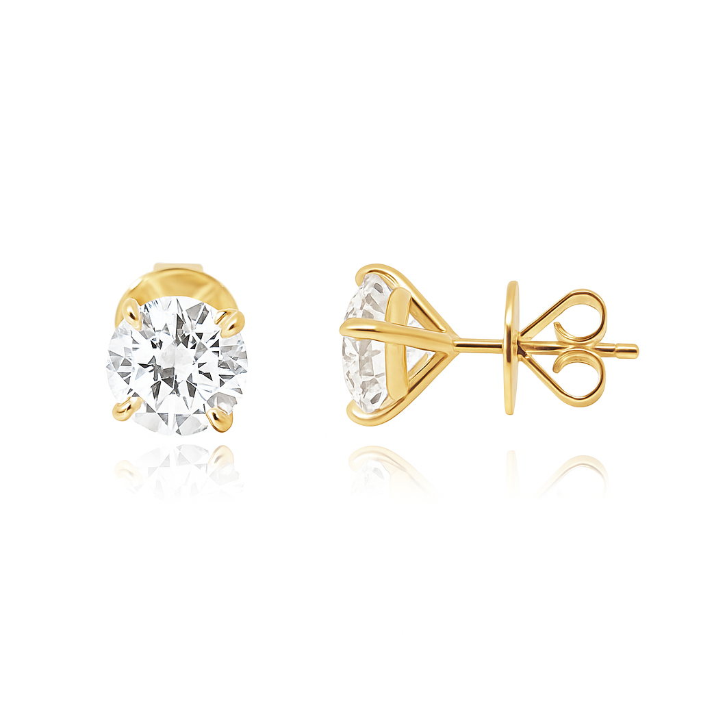LAB GROWN DIAMOND STUDS TOTAL 1CT