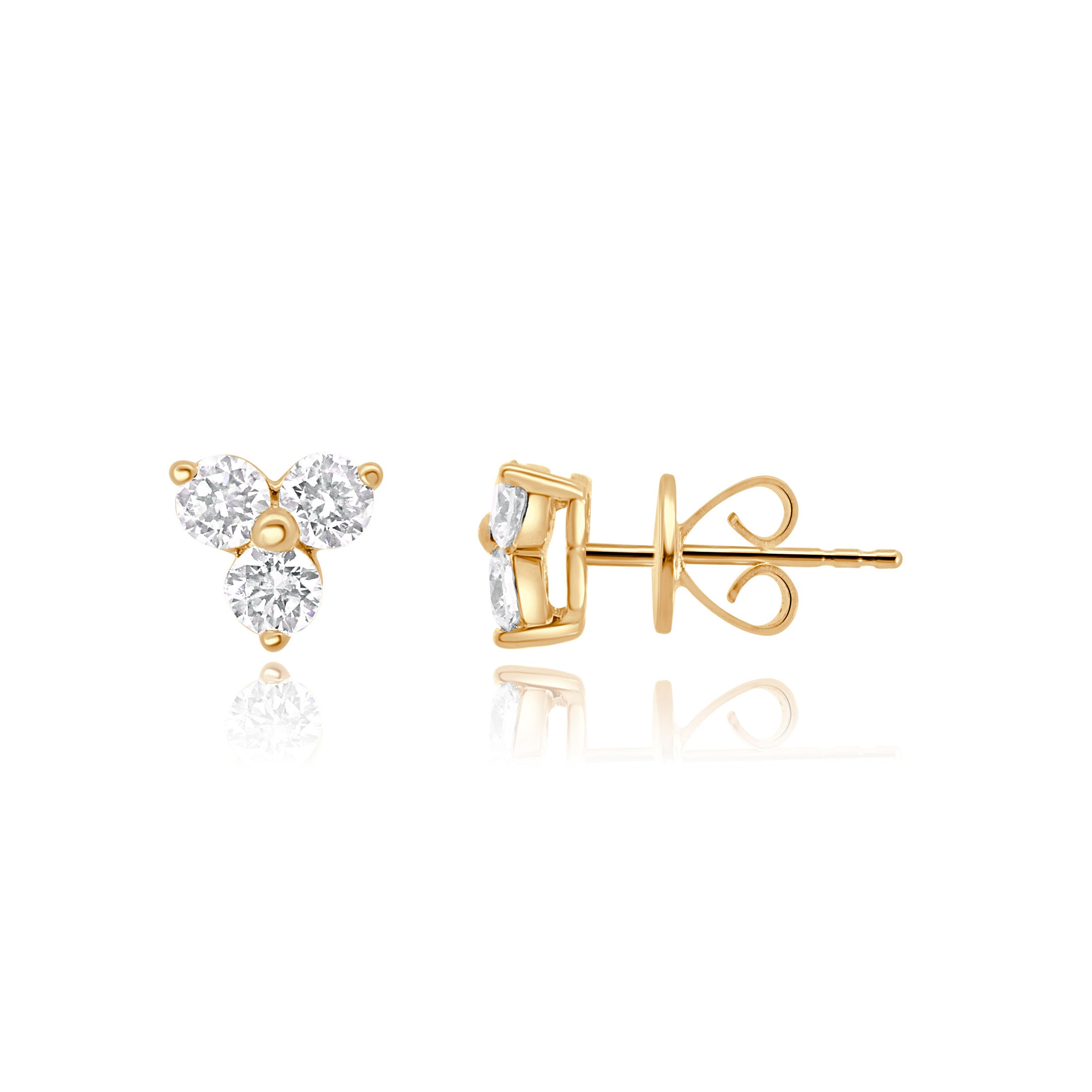 DIAMOND CLUSTER STUDS