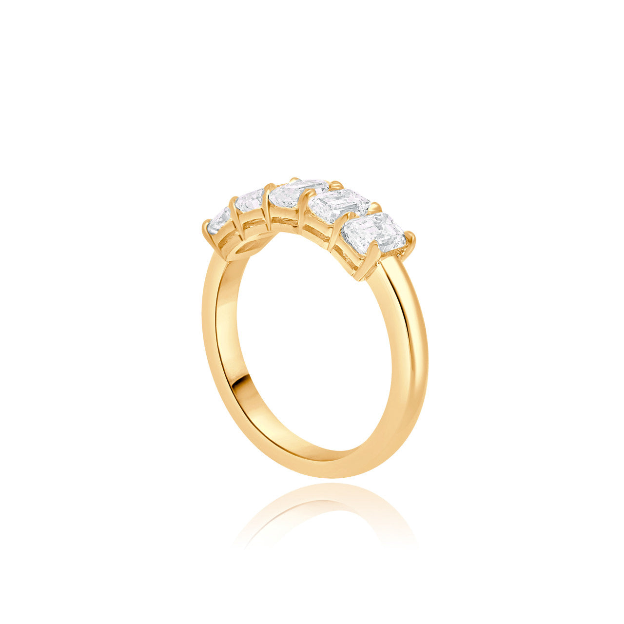 EMERALD CUT DIAMOND RING 1.56CT
