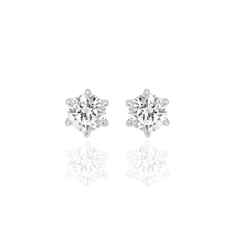 LAB GROWN DIAMOND STUDS TOTAL 2.45CT