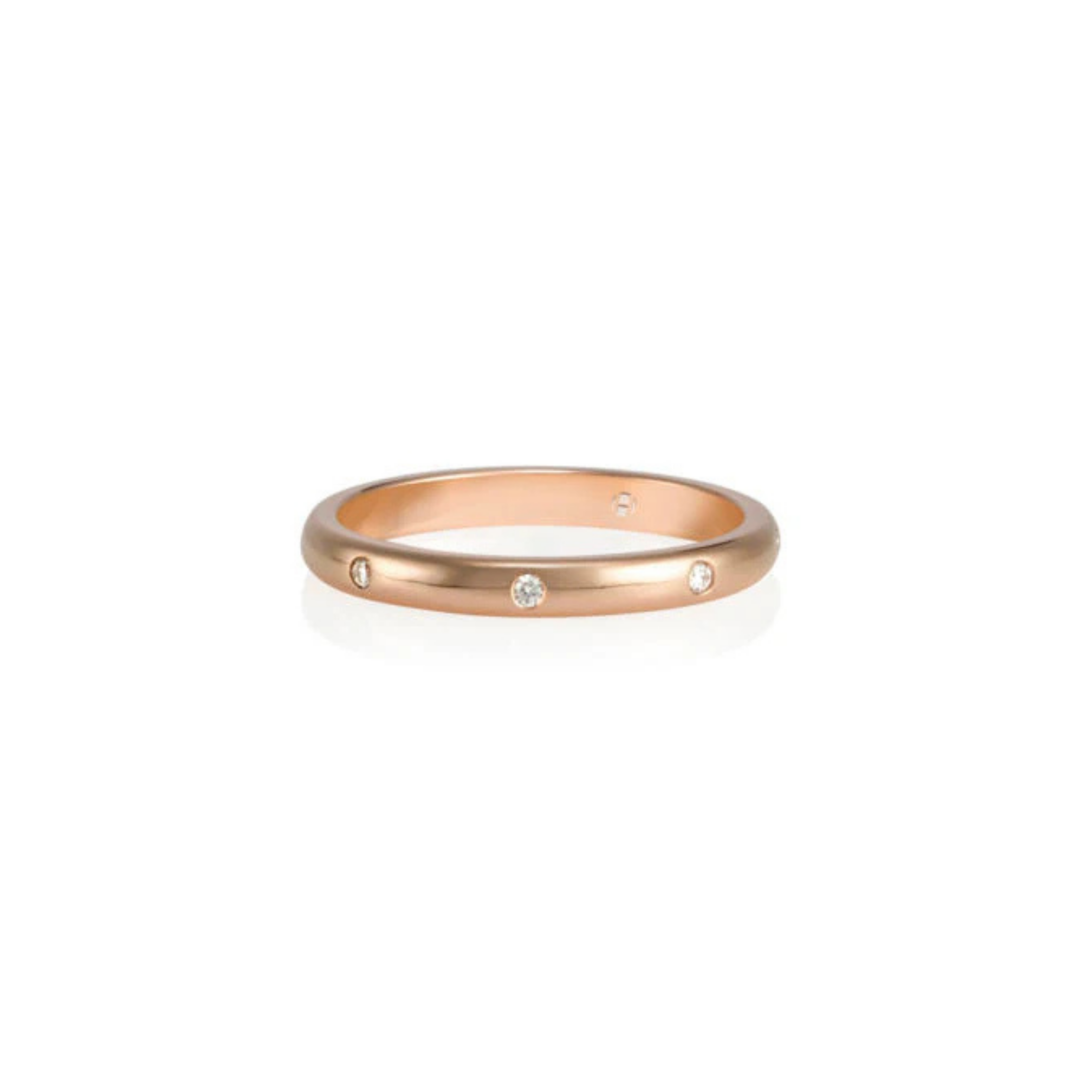 DROP SET ROSE GOLD DIAMOND RING