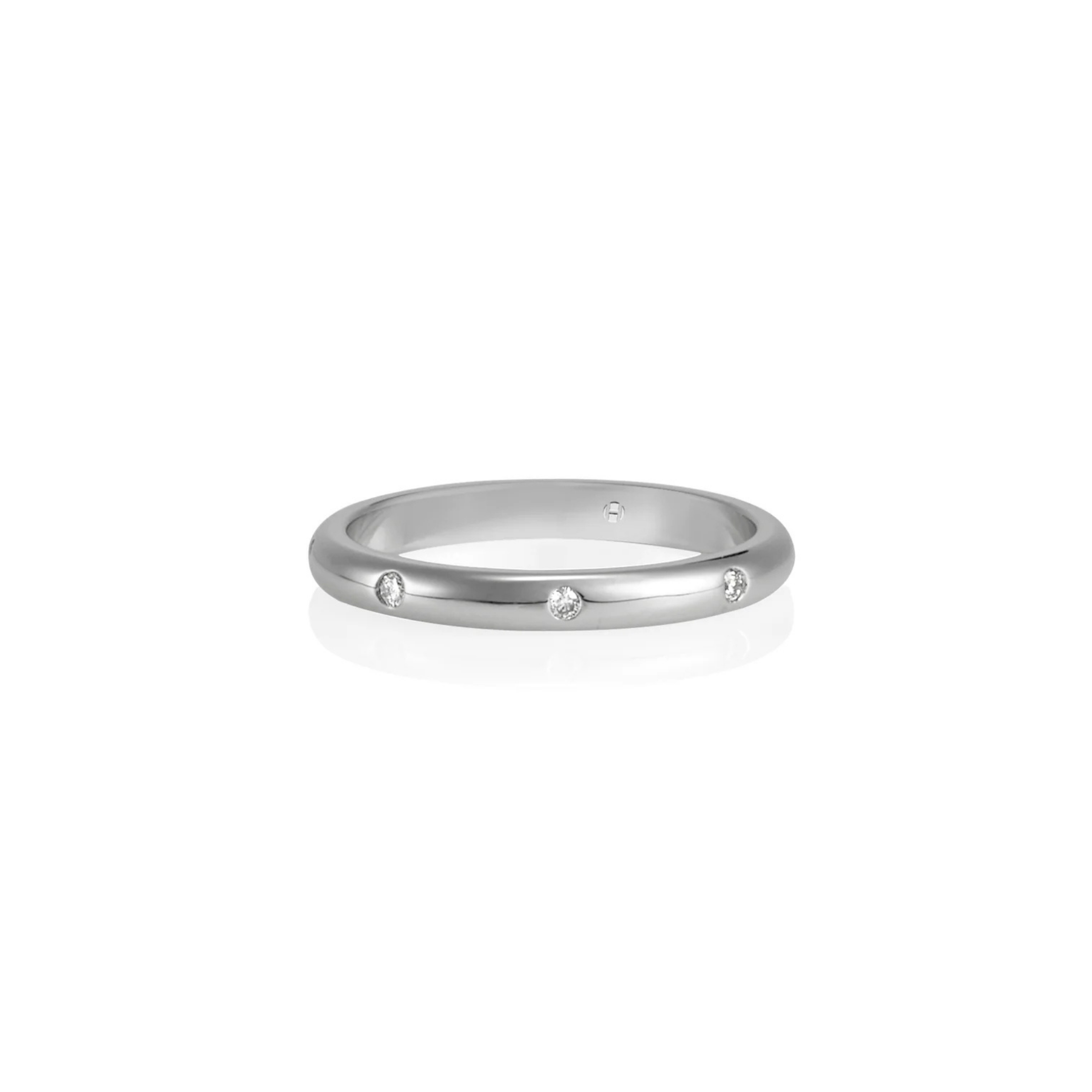 DROP SET WHITE GOLD DIAMOND RING