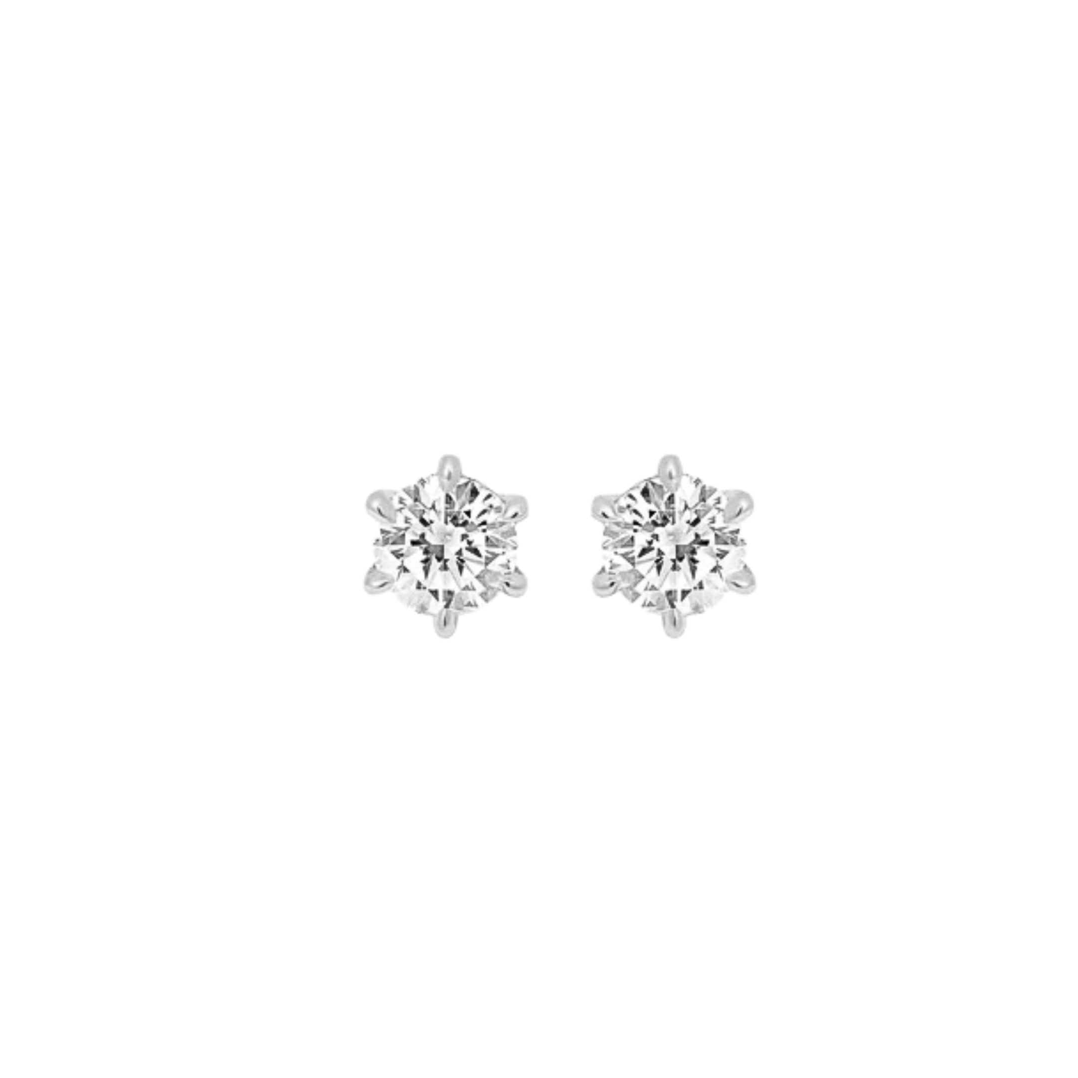 LAB GROWN DIAMOND STUDS TOTAL 2.45CT