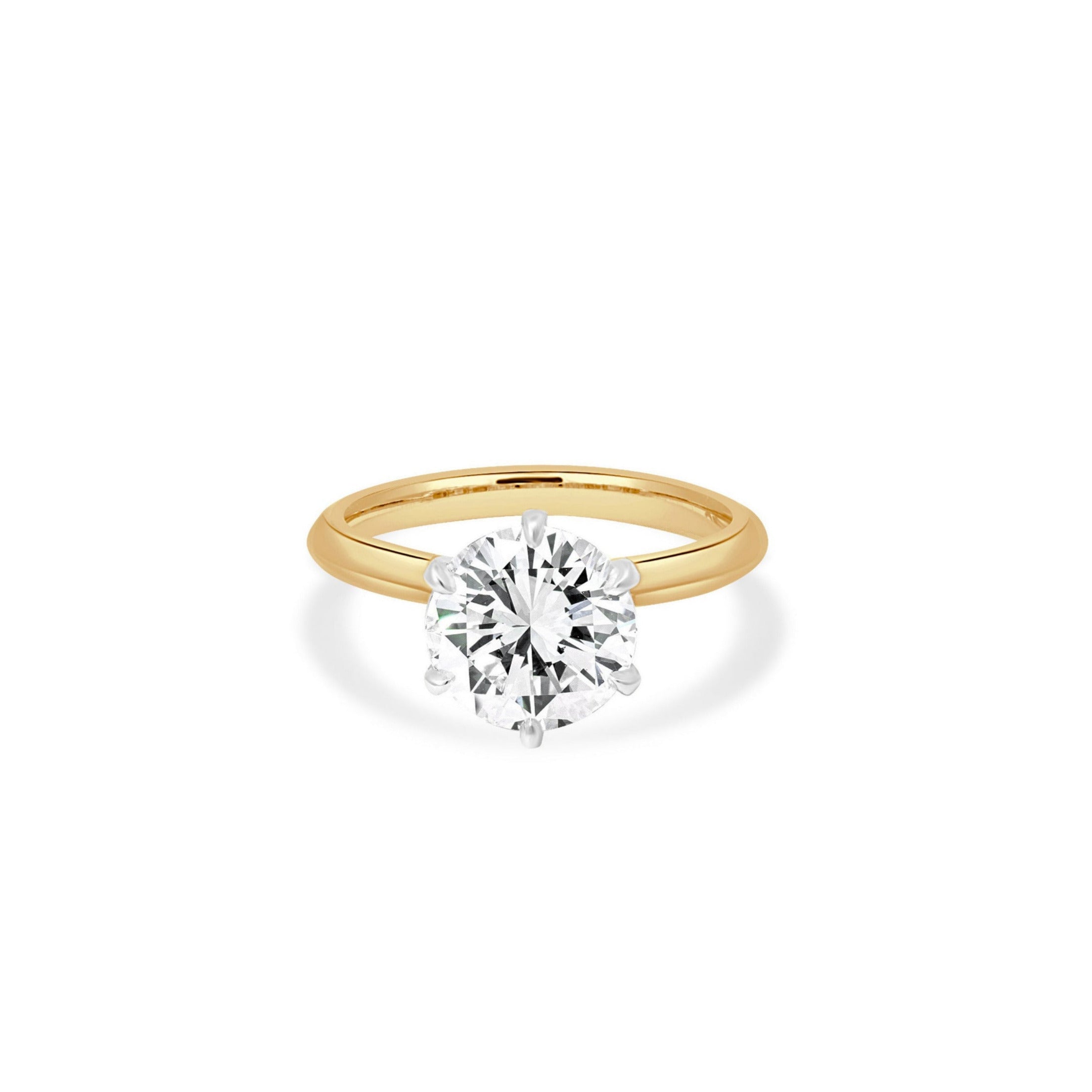 ROUND DIAMOND SOLITAIRE ENGAGEMENT RING
