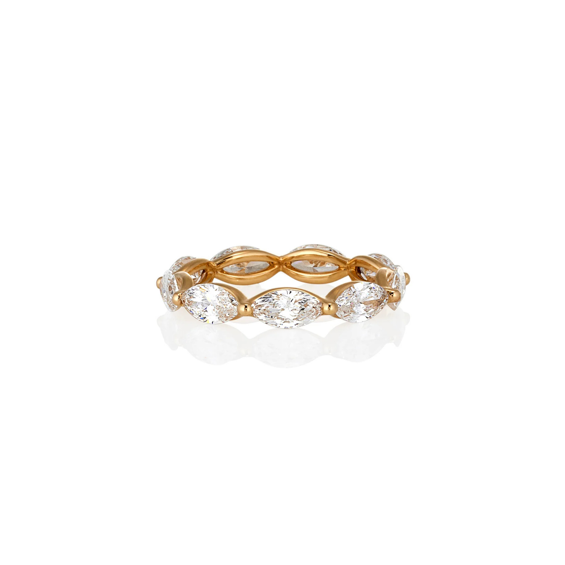 MARQUISE CUT LAB GROWN ETERNITY RING