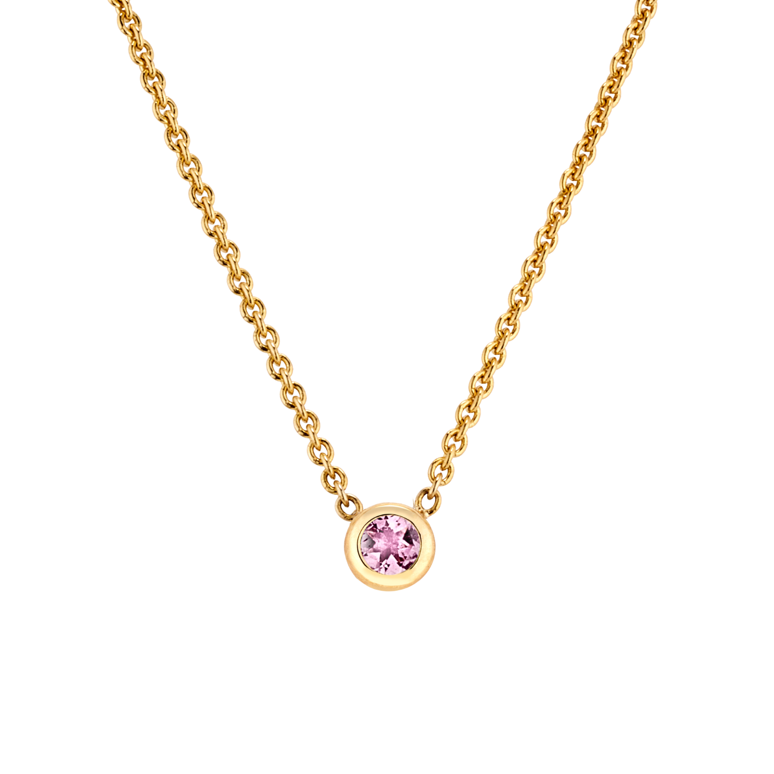 OCTOBER BIRTHSTONE PENDANT BEZEL SET