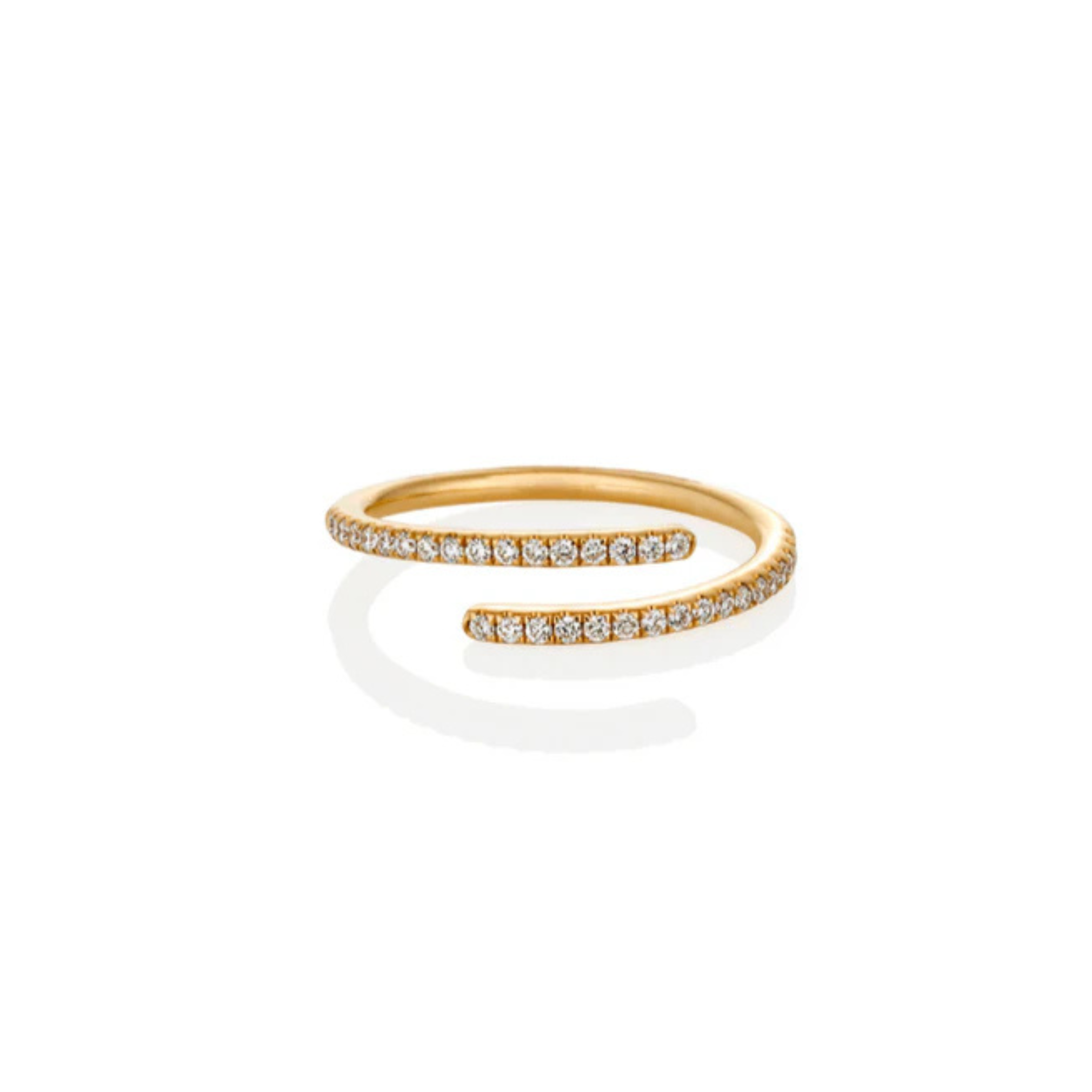 YELLOW GOLD FINE WRAP RING