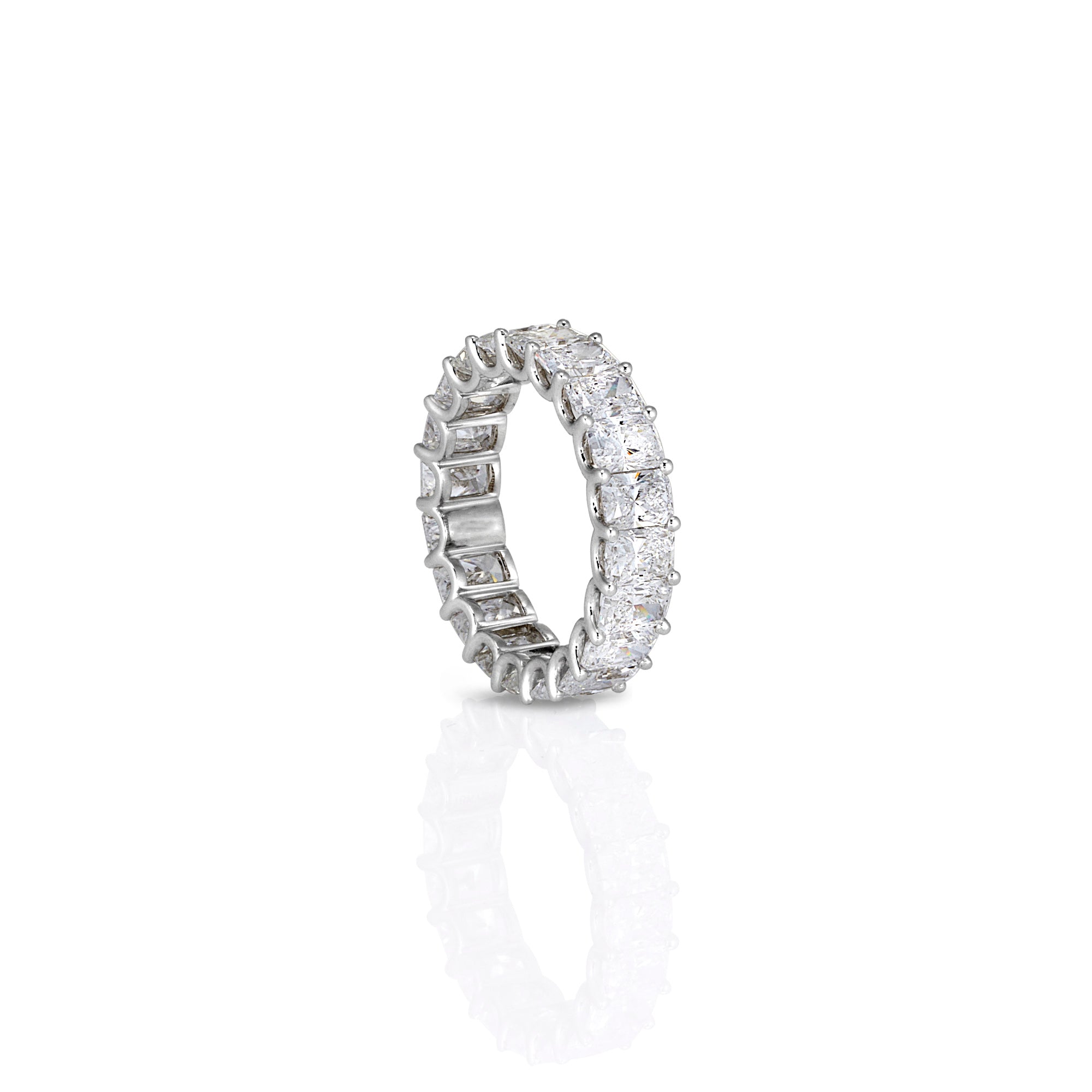 RADIANT CUT ETERNITY RING