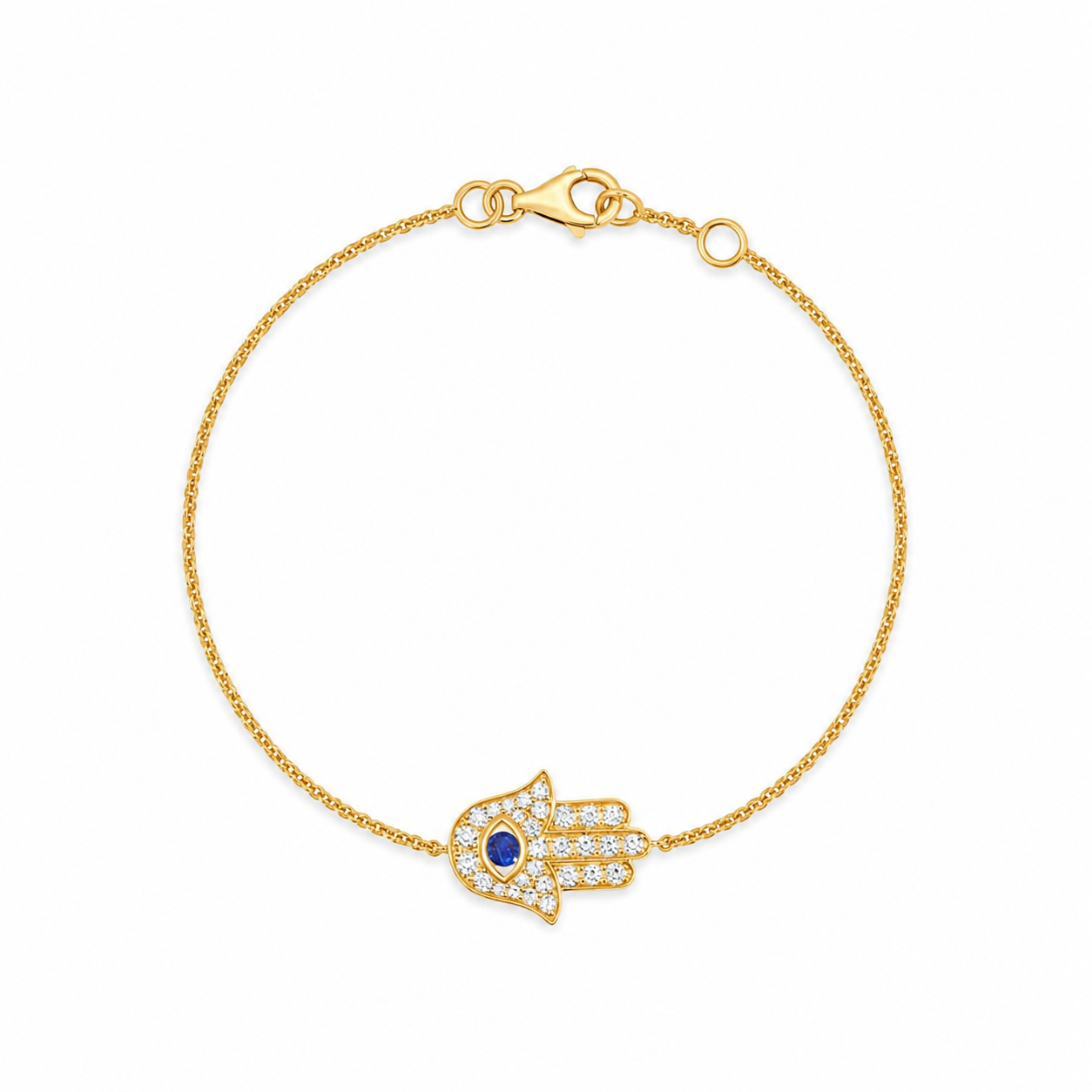 SAPPHIRE 'HAMSA' BRACELET