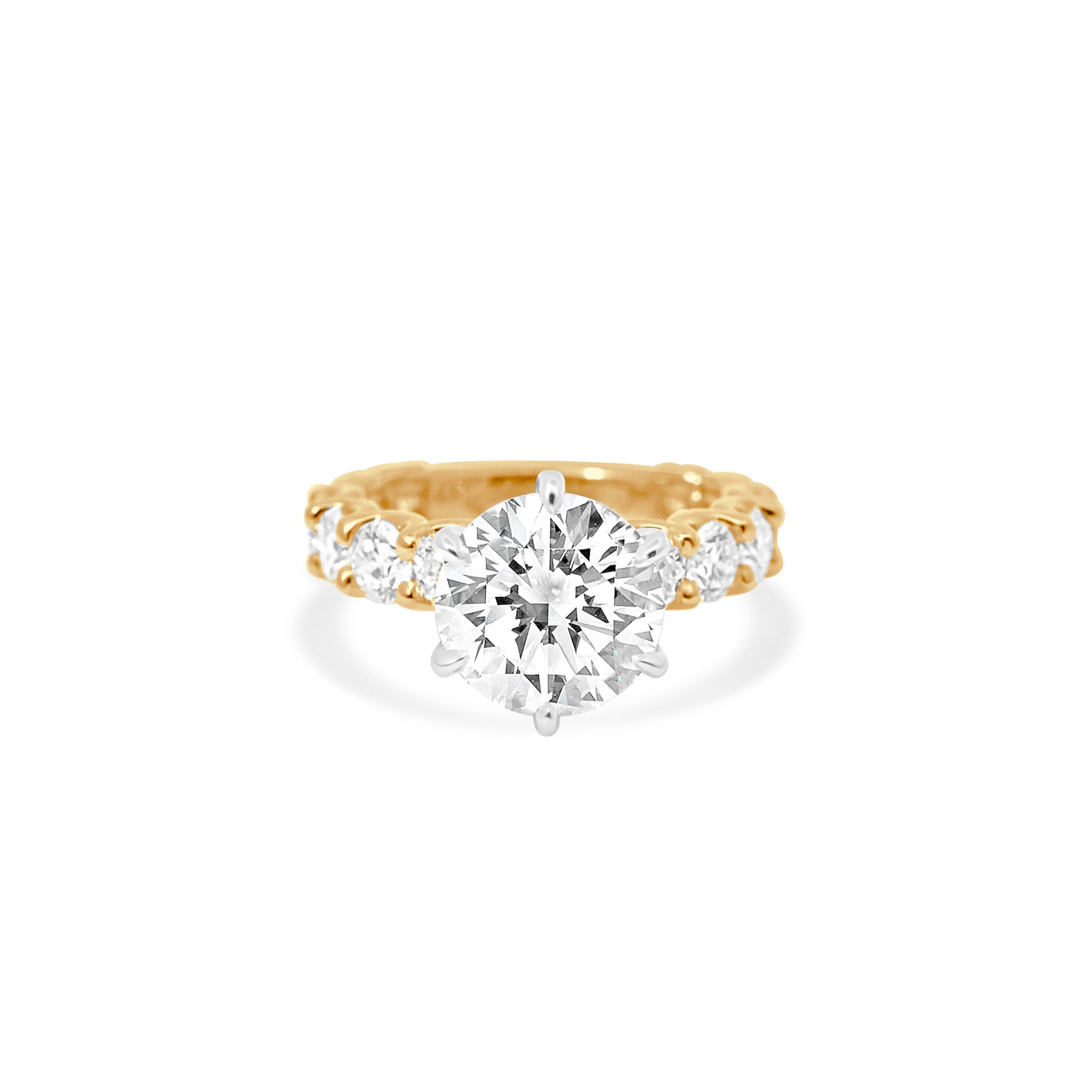 SHARED CLAW ENGAGEMENT RING