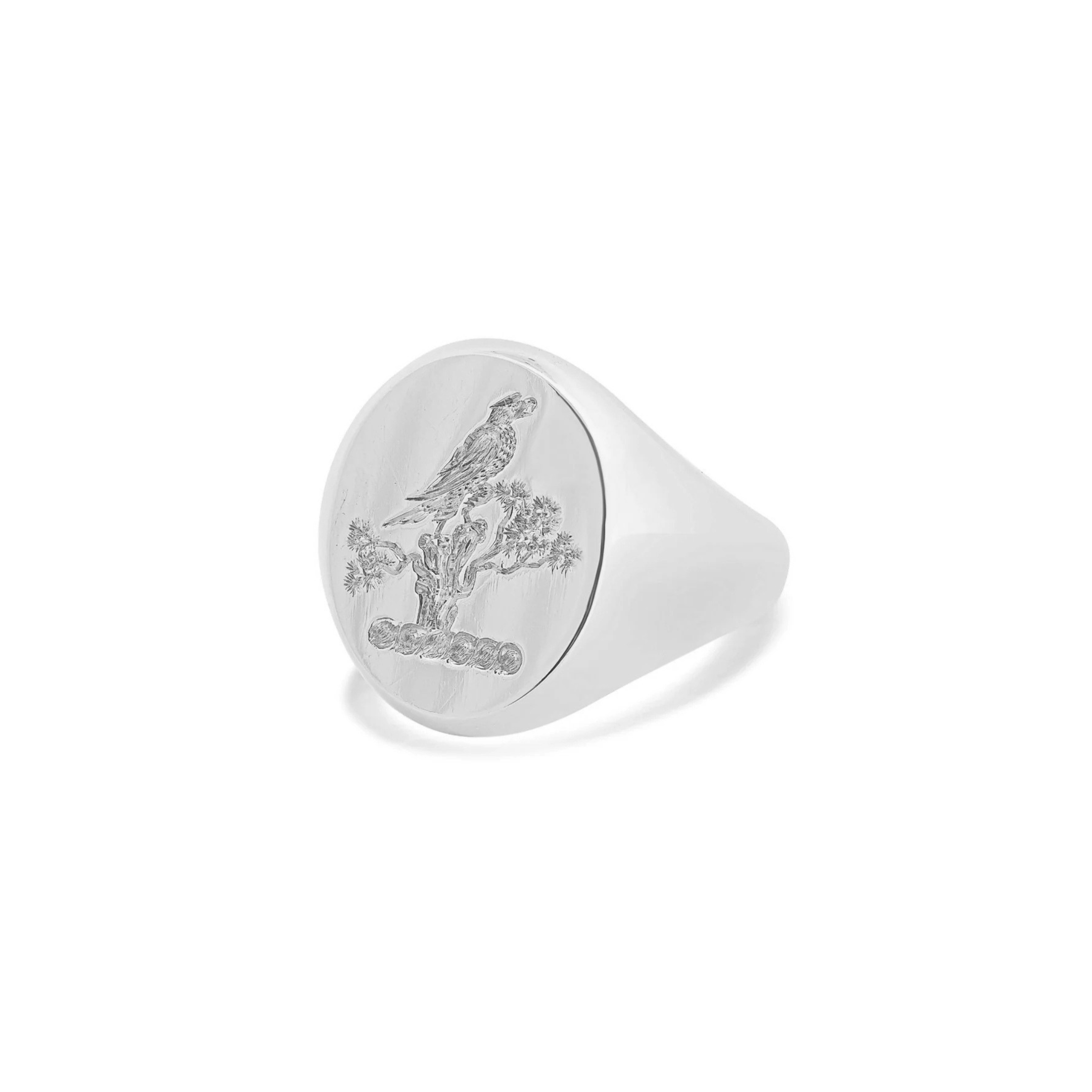 LONDON ENGRAVER FAMILY CREST SIGNET RING