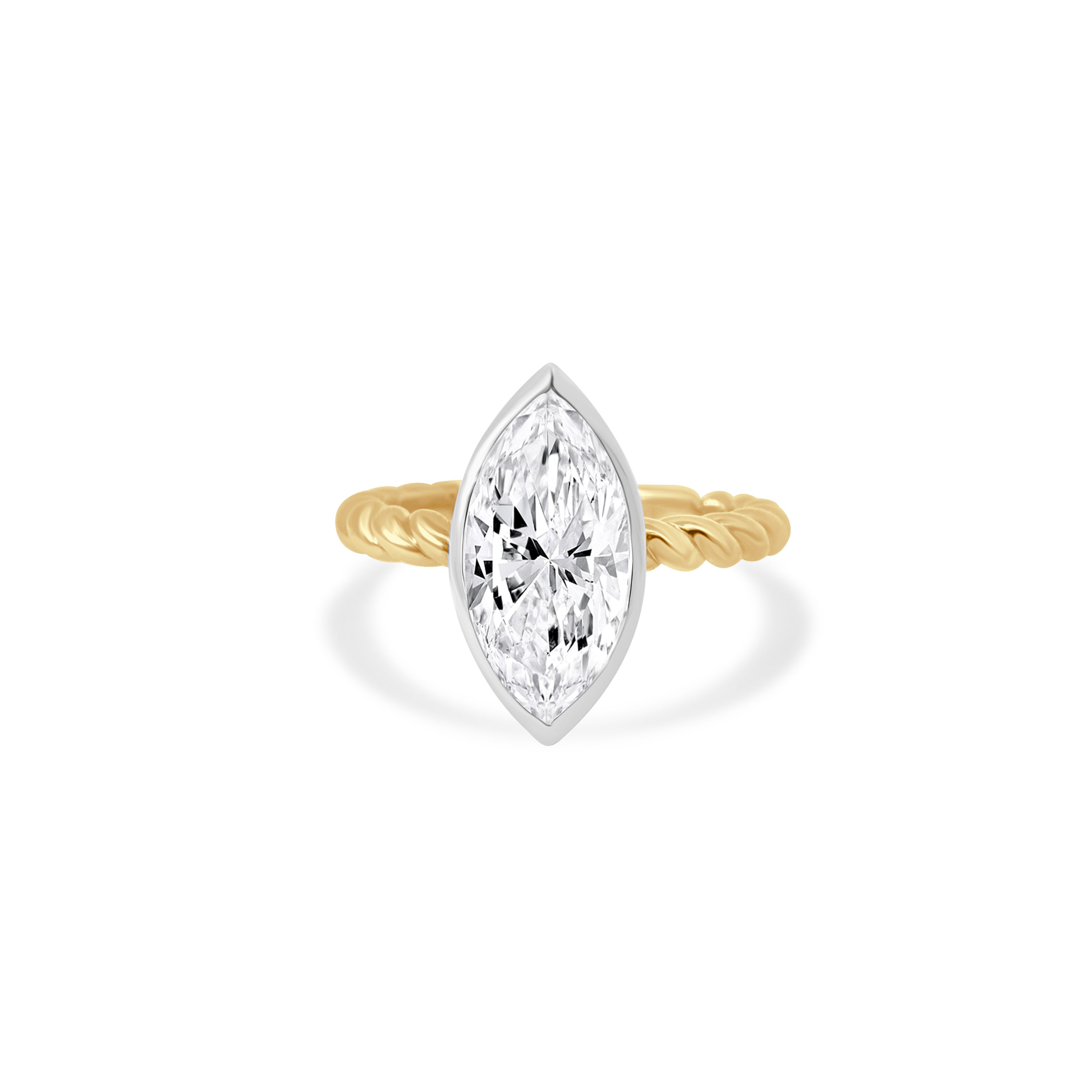 MARQUISE CUT DIAMOND ENGAGEMENT RING