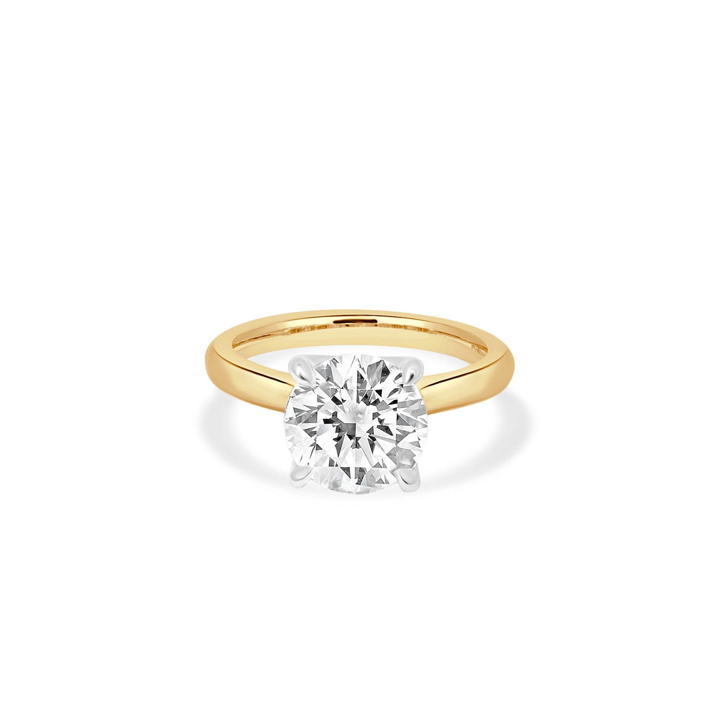 'TULIP' SOLITAIRE ENGAGEMENT RING