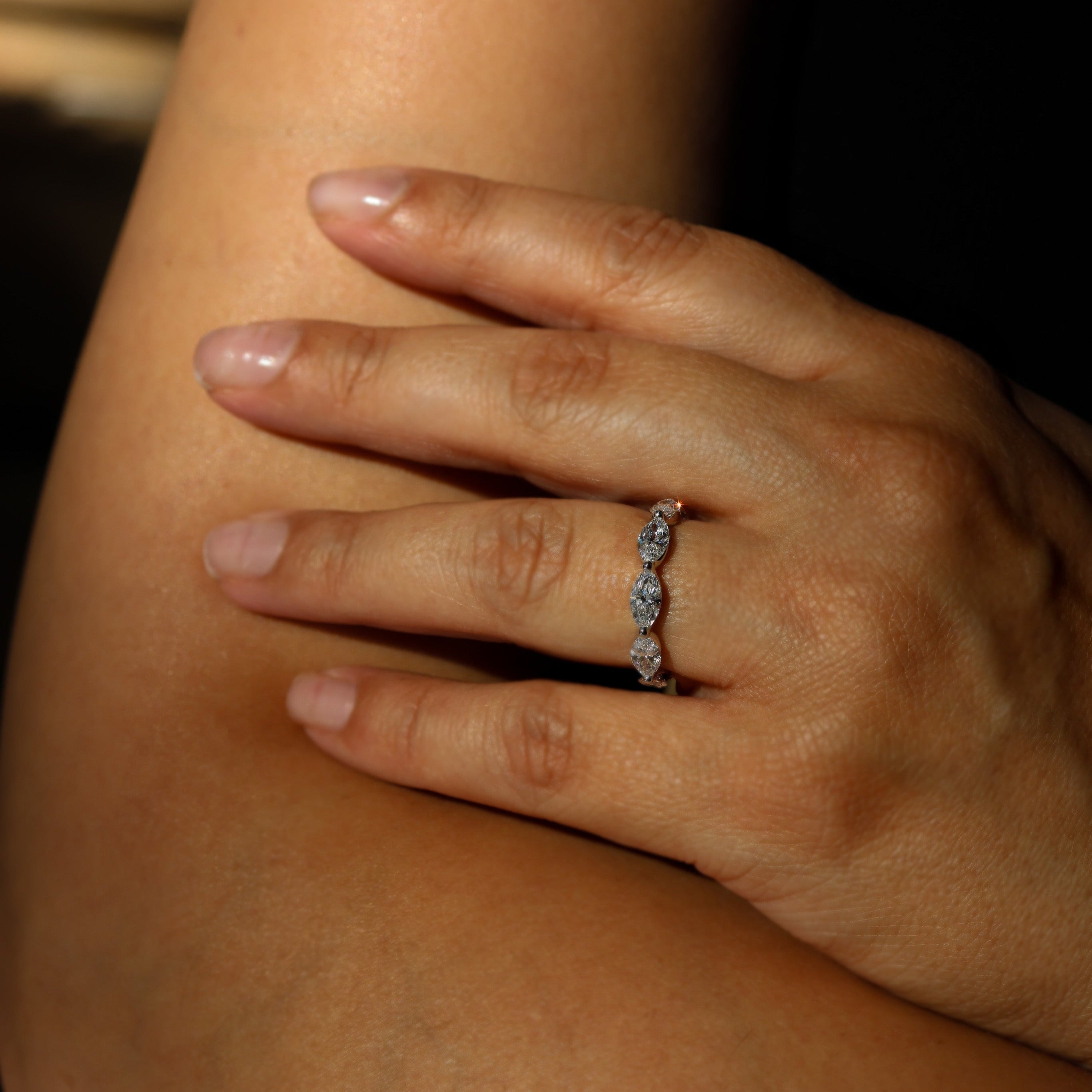 MARQUISE CUT ETERNITY RING