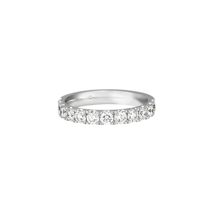 WHITE GOLD MEDIUM SIGNATURE DIAMOND BAND 1.12CT