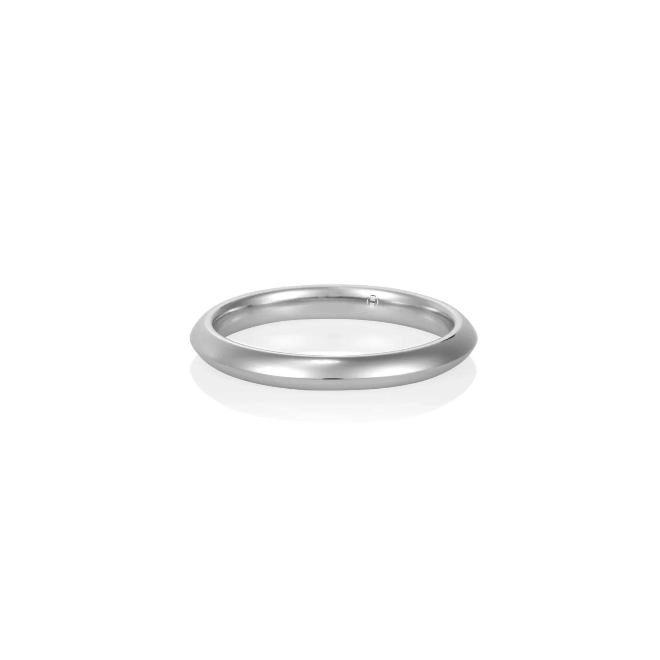 WHITE GOLD KNIFE EDGE RING