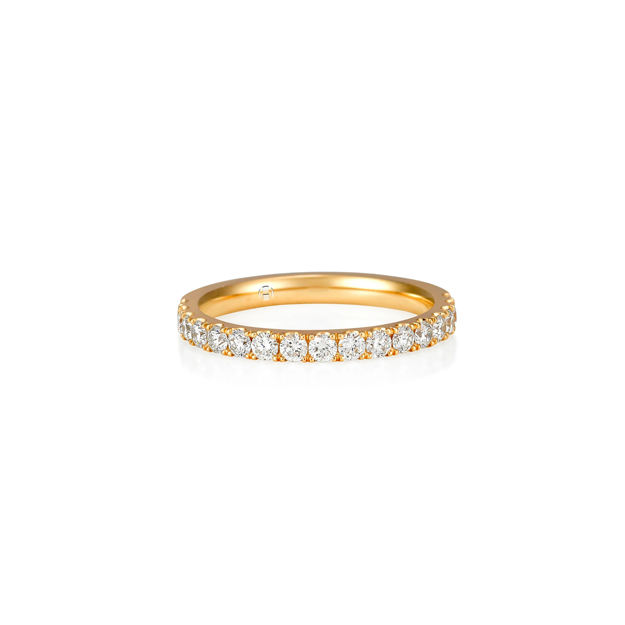 YELLOW GOLD CUT CLAW PINKY RING