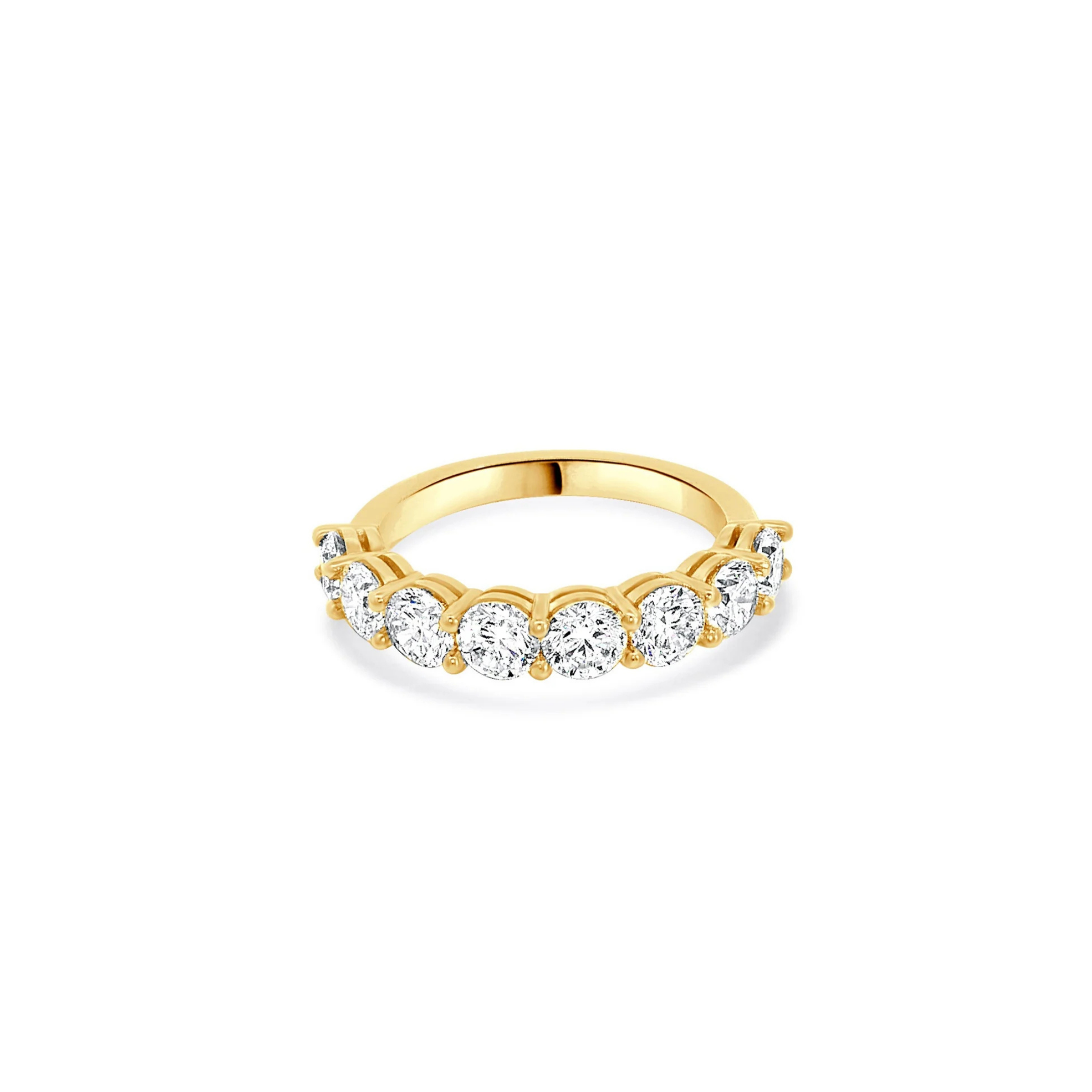 YELLOW GOLD ROUND DIAMOND RING 1.88CT