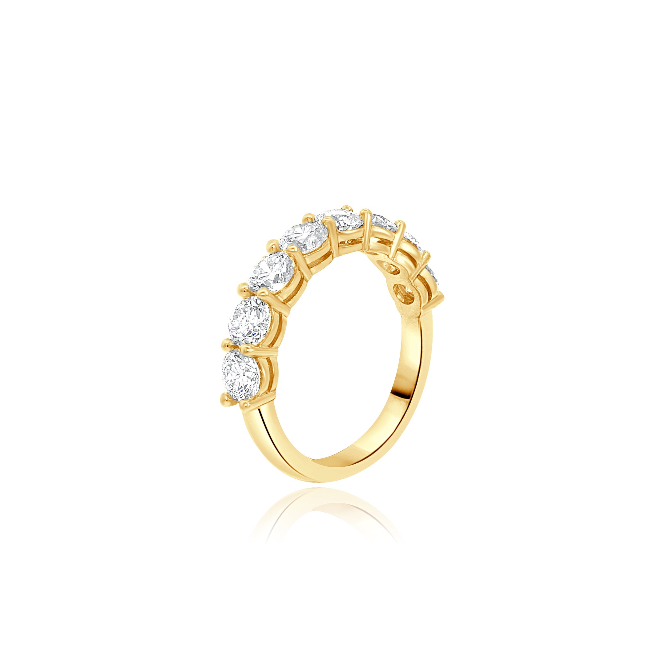 YELLOW GOLD ROUND DIAMOND RING 1.88CT