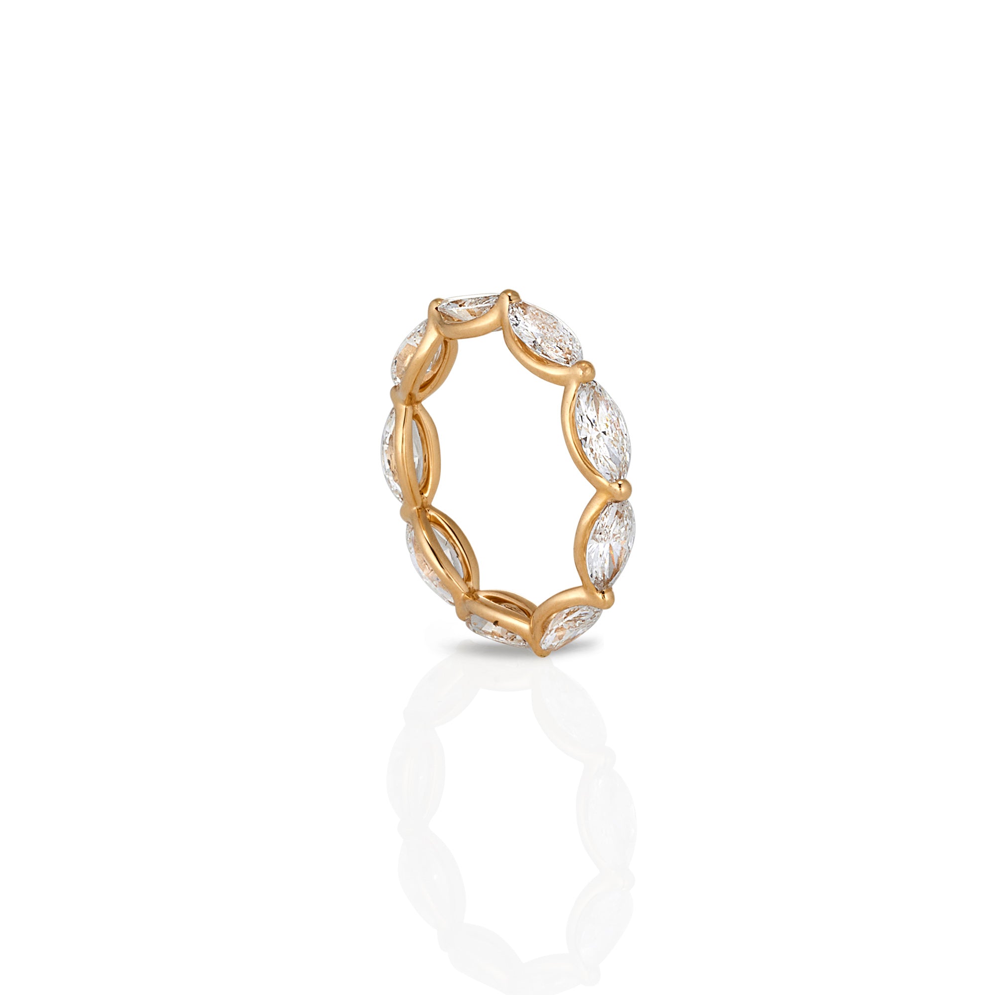 MARQUISE CUT LAB GROWN ETERNITY RING