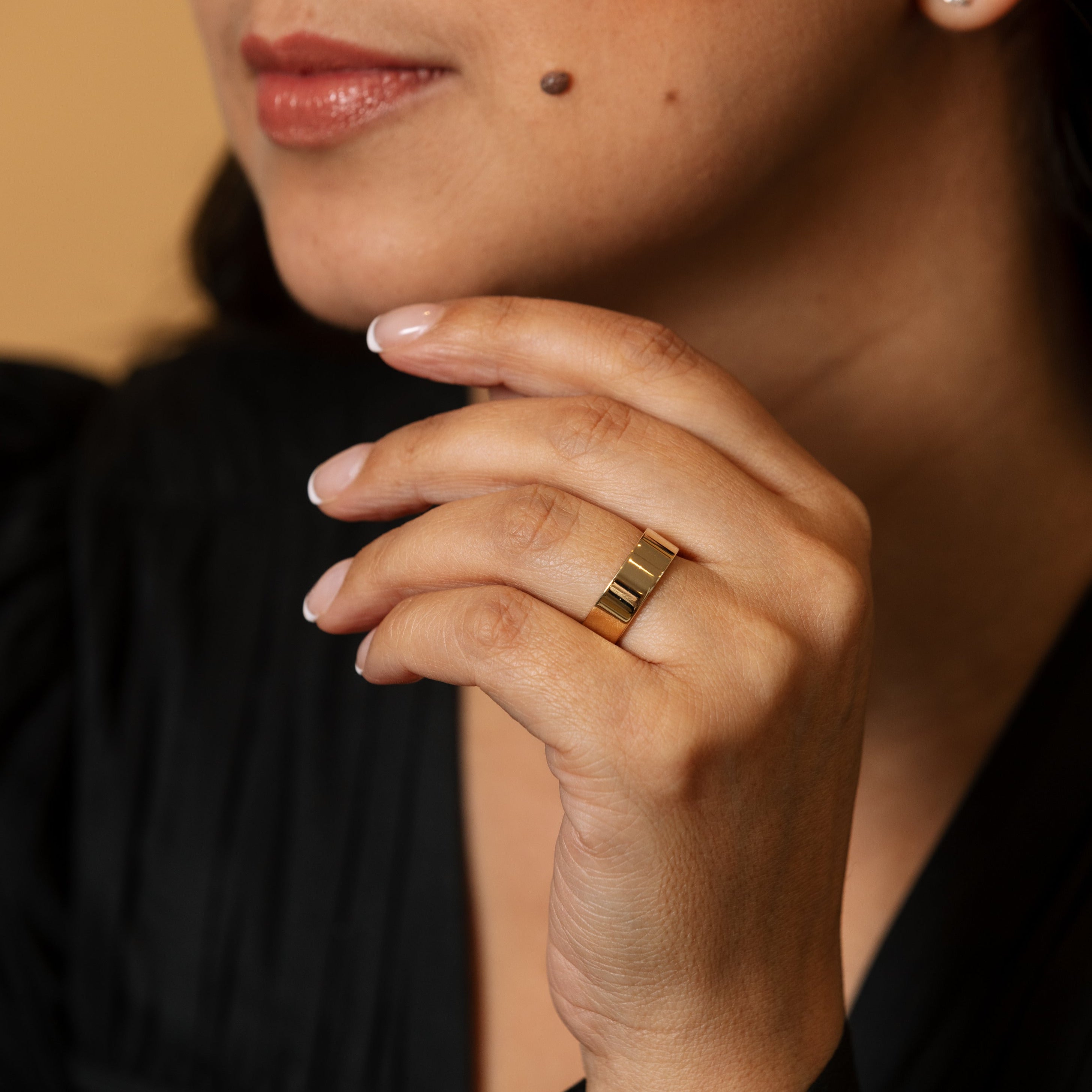 ROSE GOLD WIDE BAND