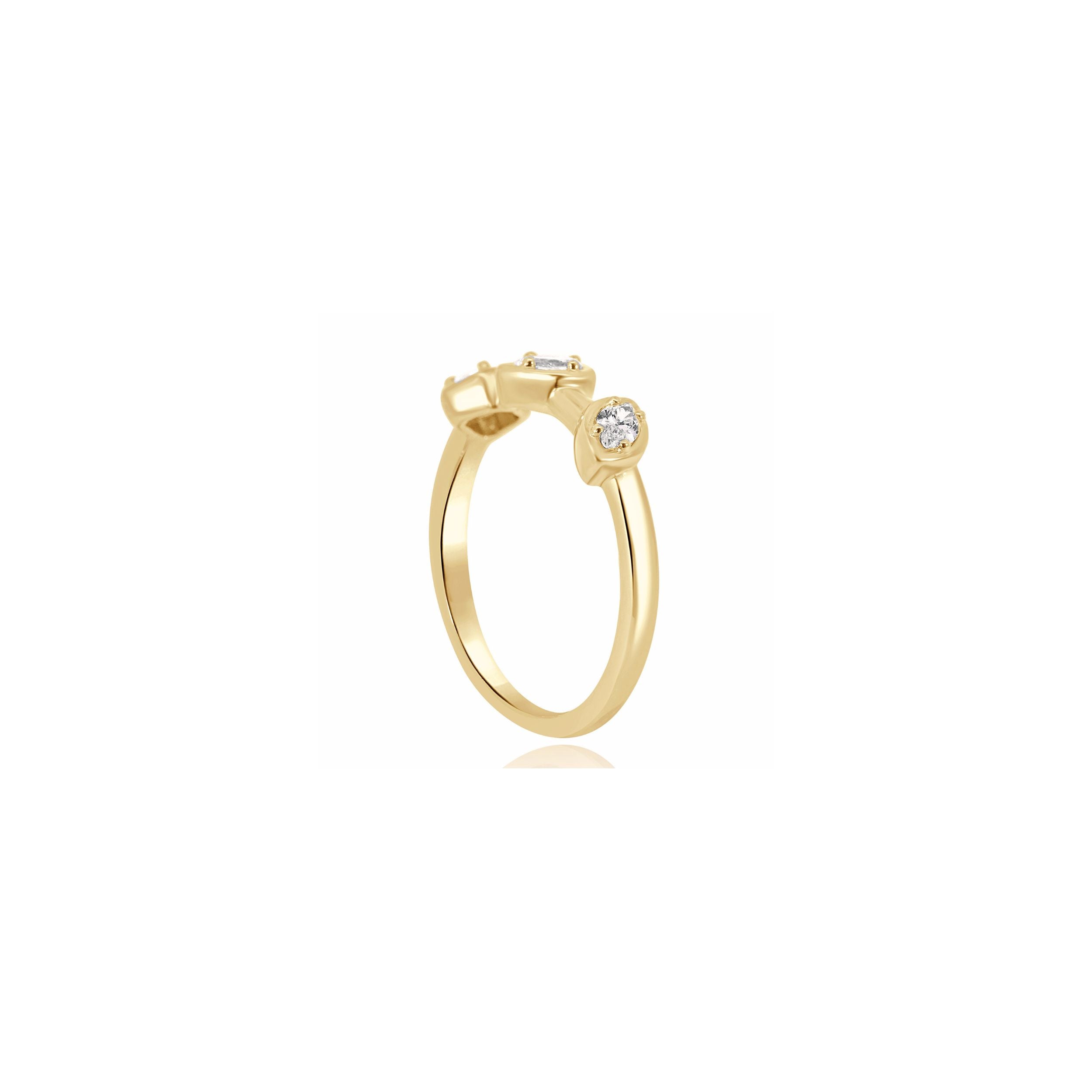 DIAMOND BEZEL SET RING