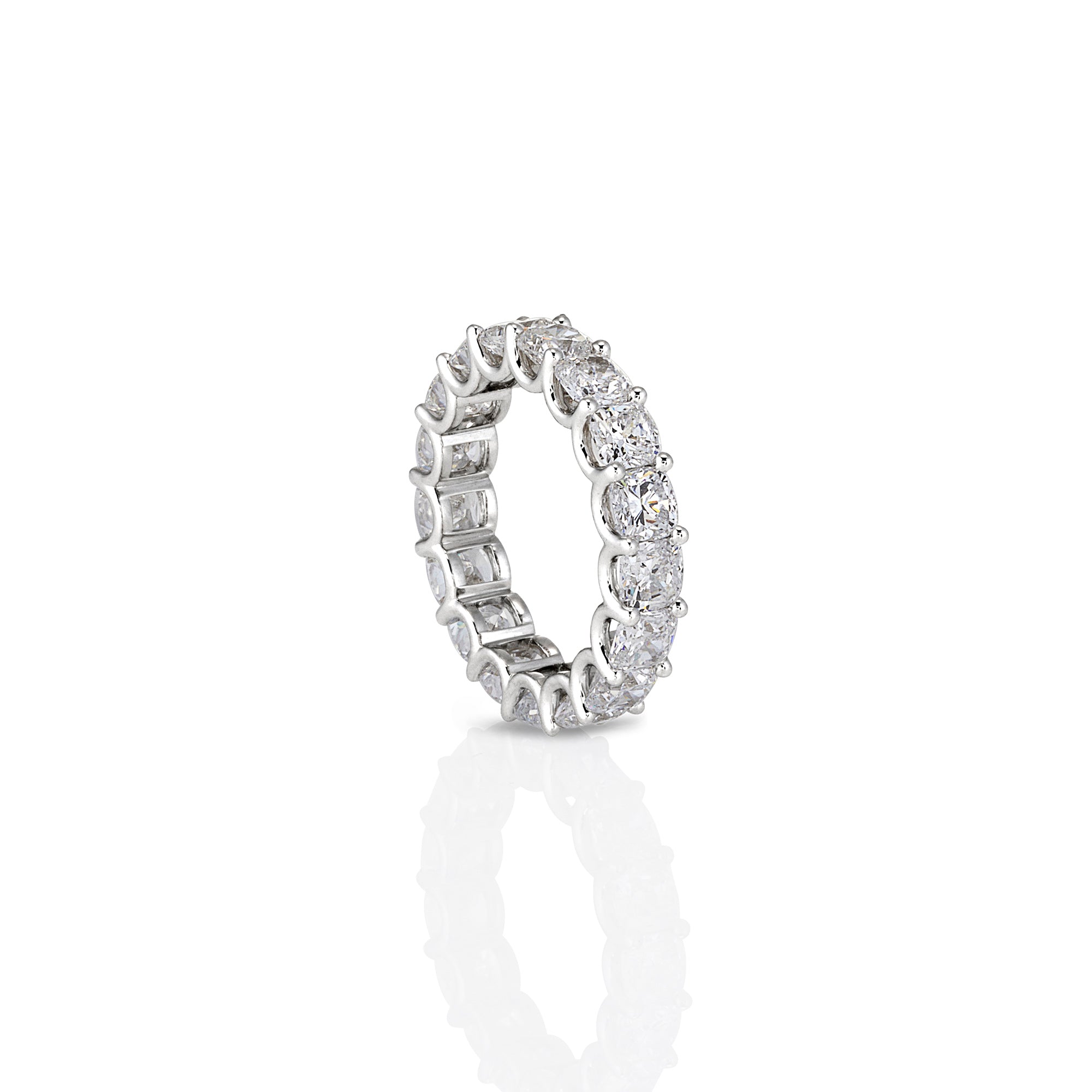 CUSHION CUT ETERNITY RING