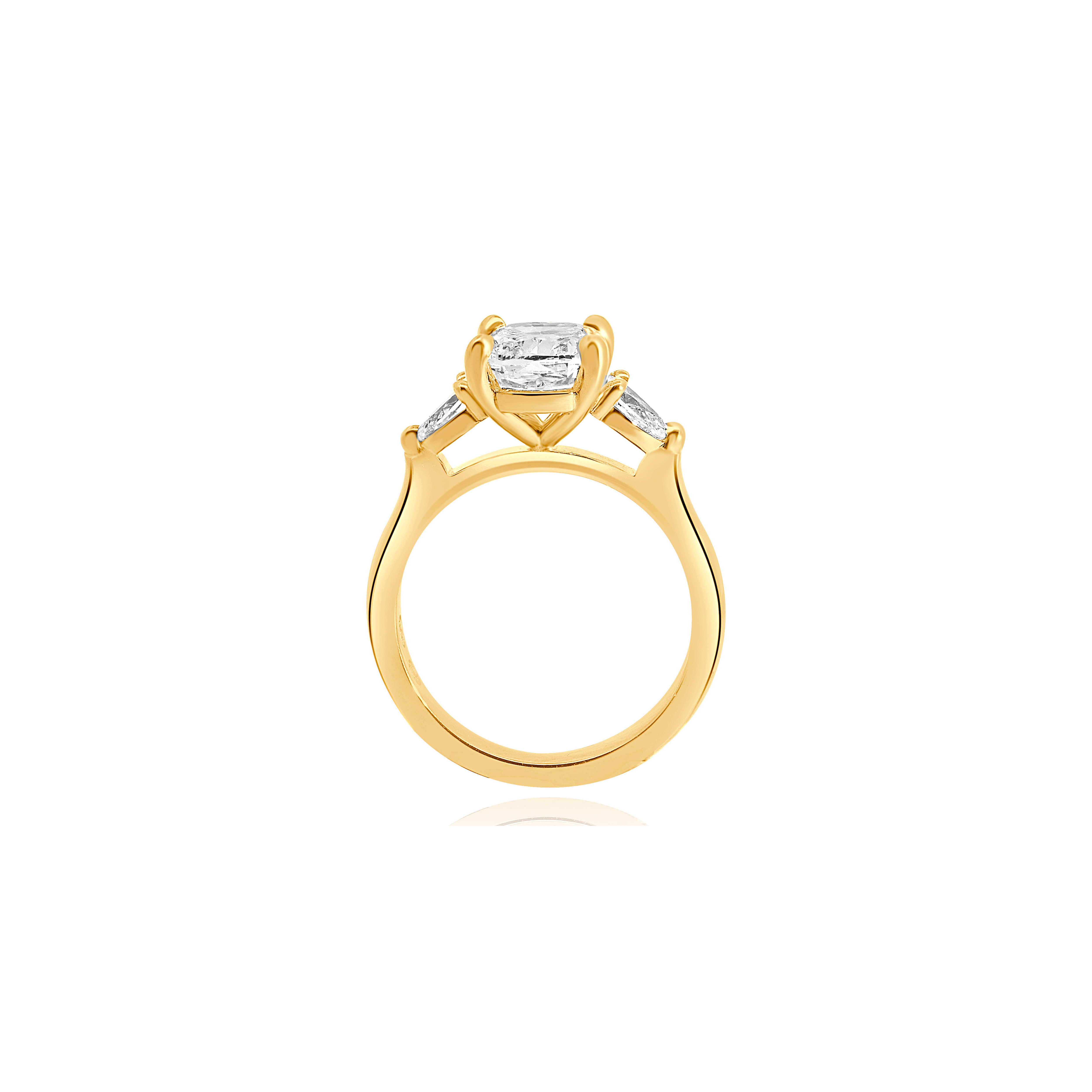 3 STONE DIAMOND ENGAGEMENT RING