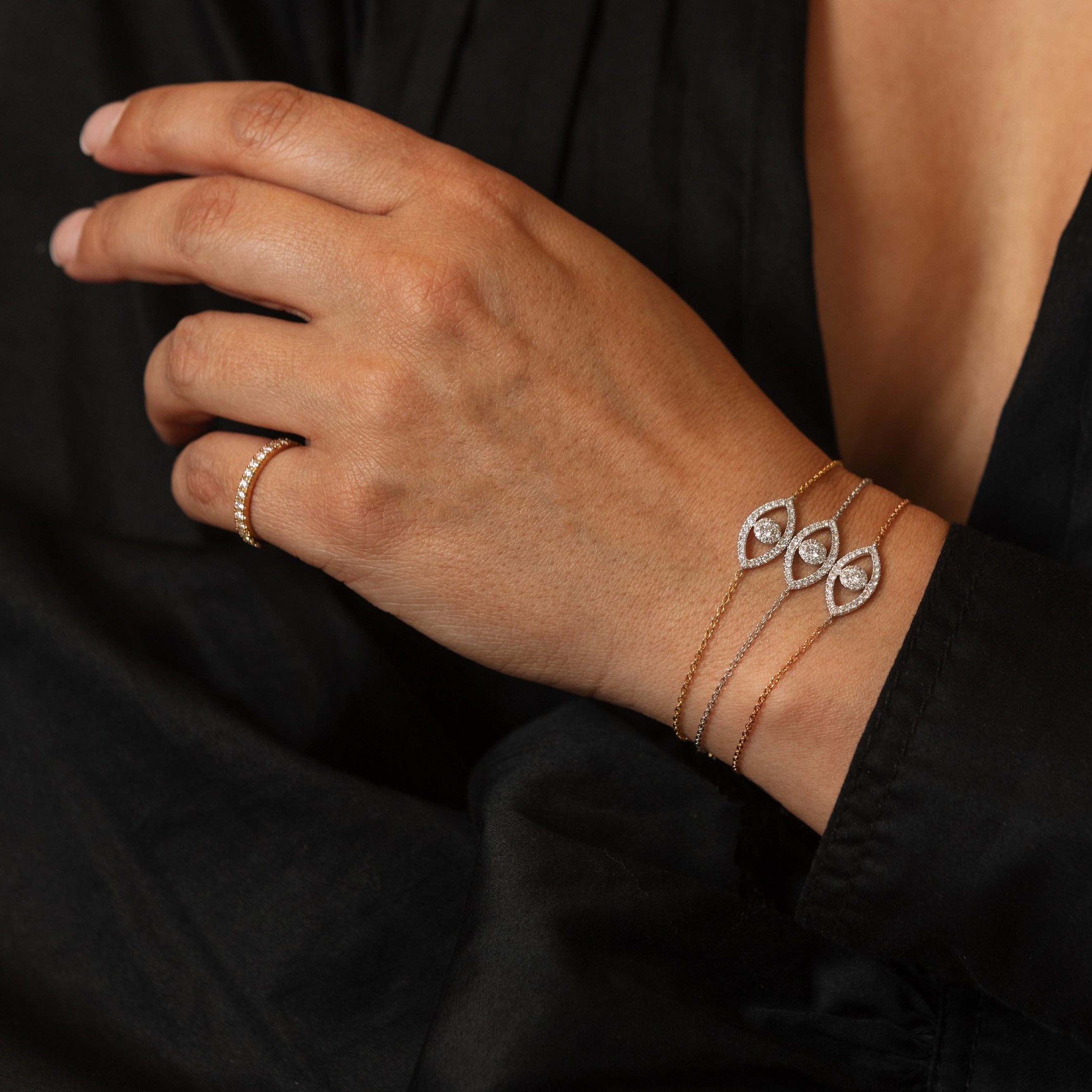 YELLOW 'EYE OF PROTECTION' BRACELET