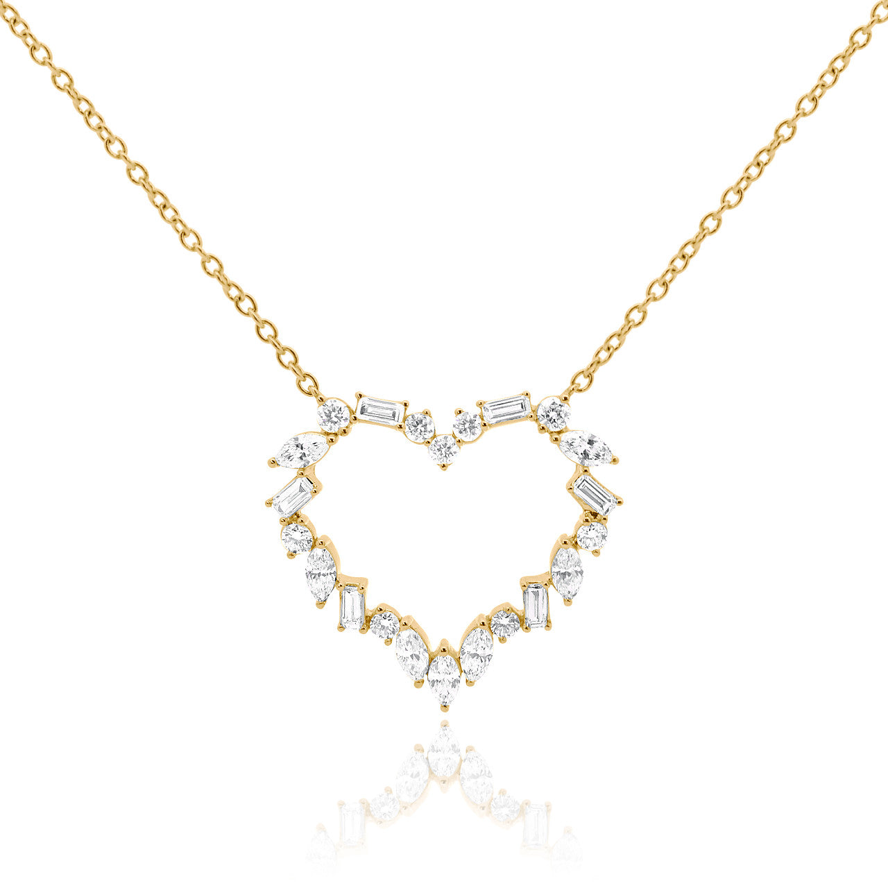 DIAMOND HEART PENDANT