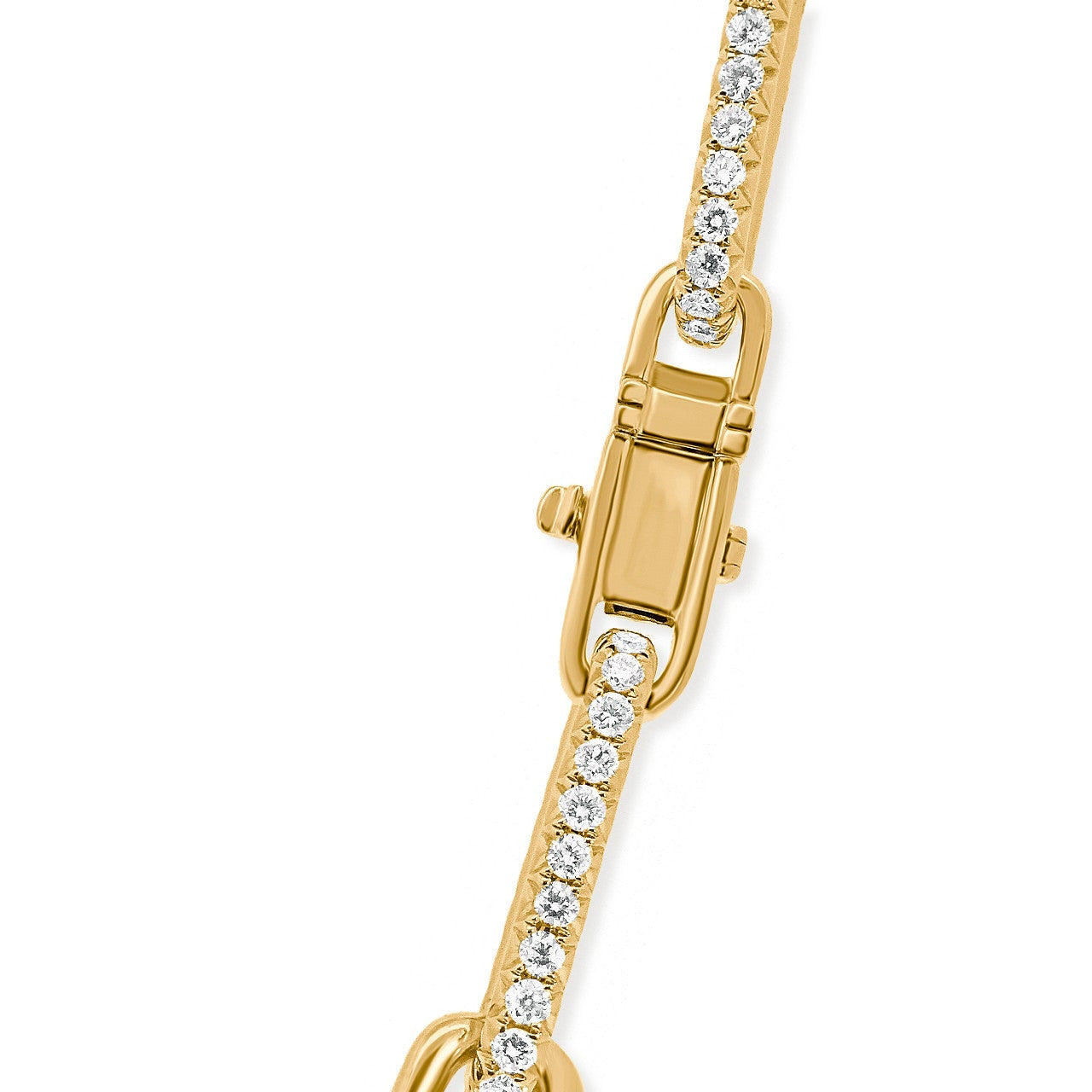 DIAMOND PAPERCLIP NECKLACE