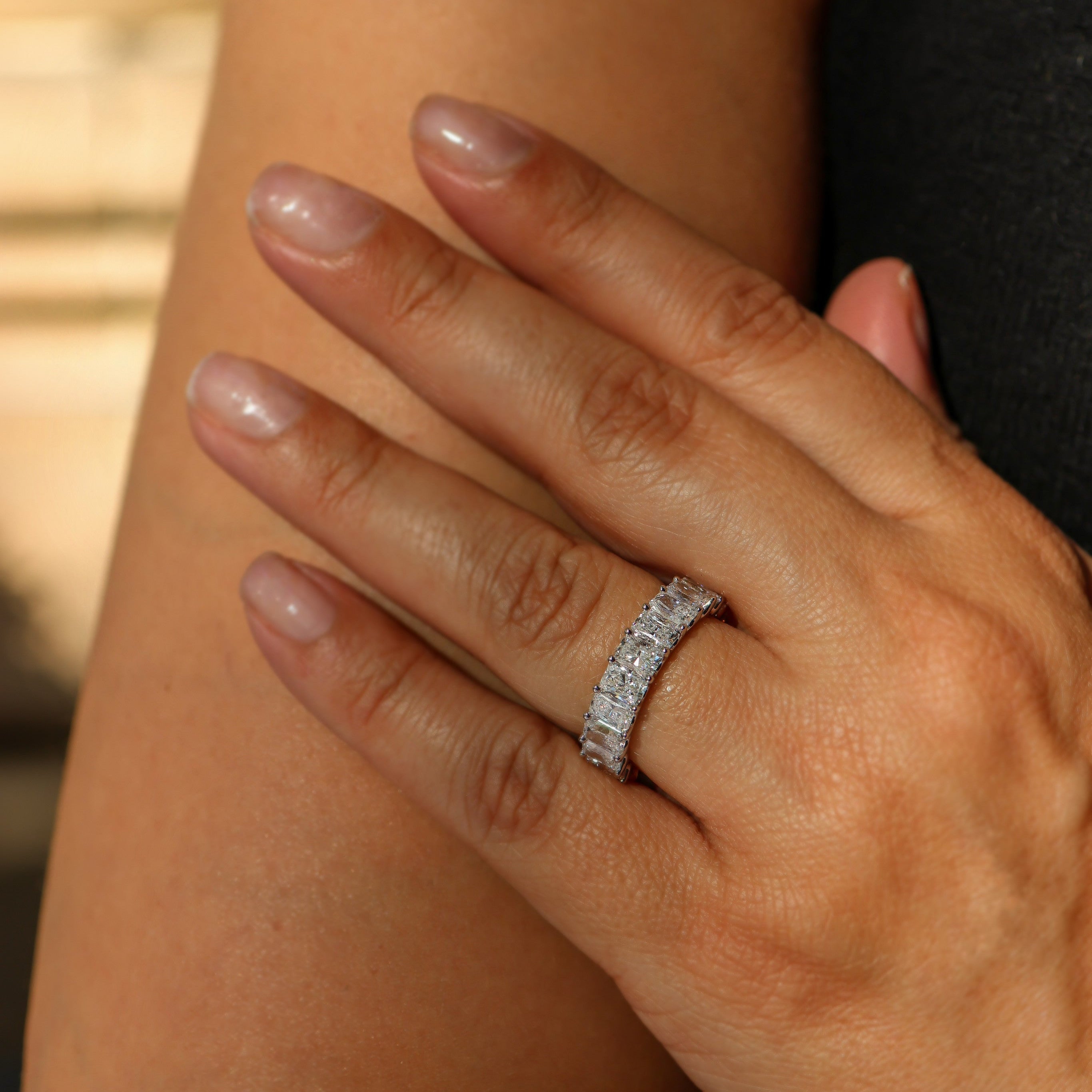 RADIANT CUT ETERNITY RING