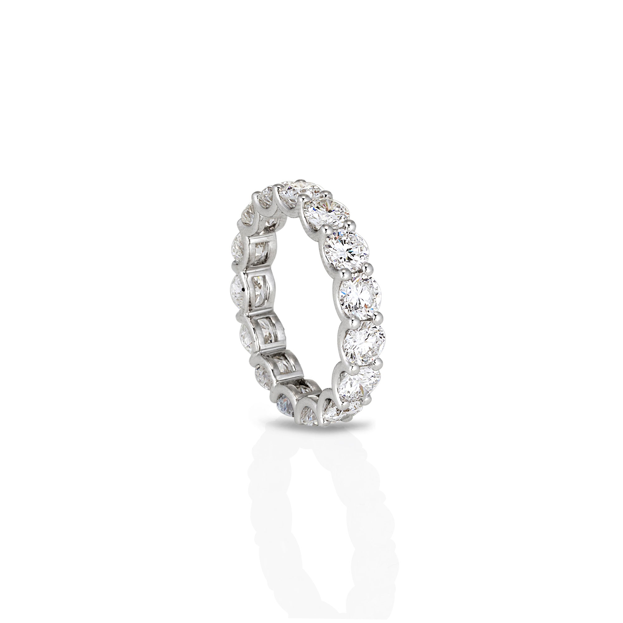 ROUND BRILLIANT CUT ETERNITY RING