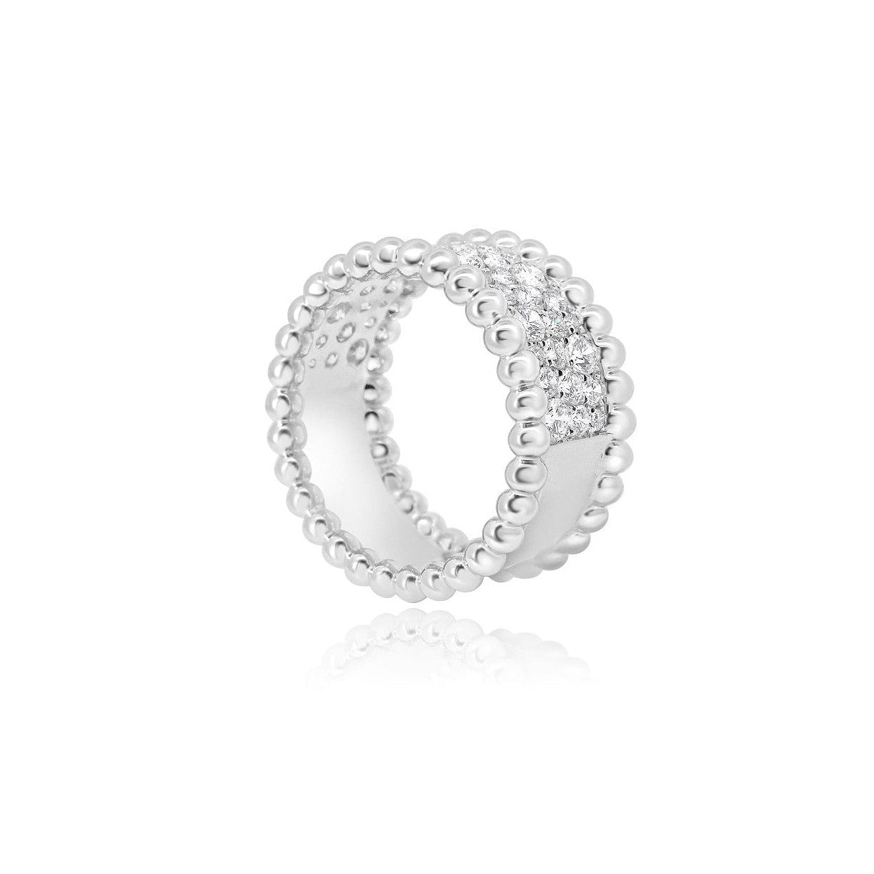 PAVE SET DIAMOND RING