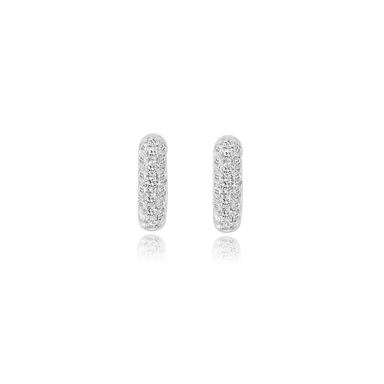 PAVE DIAMOND HUGGIES 0.84CT