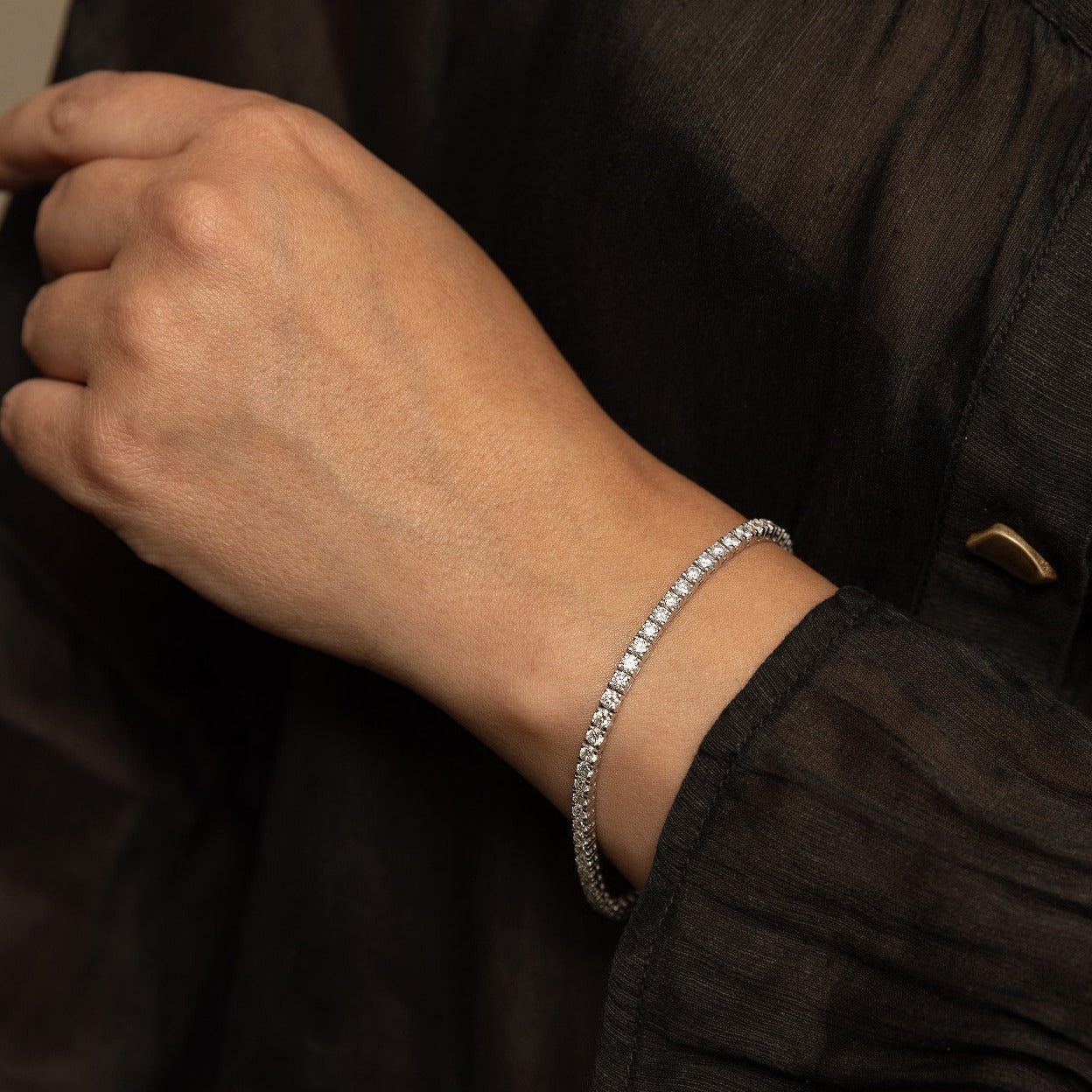 DIAMOND TENNIS BRACELET 5.15ct