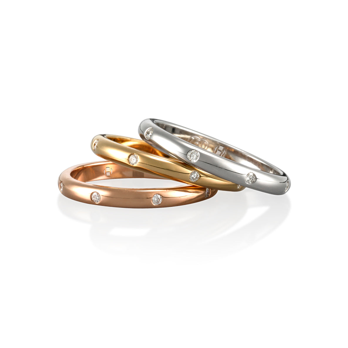 YELLOW GOLD DROP SET DIAMOND PINKY RING – Nicholas Haywood