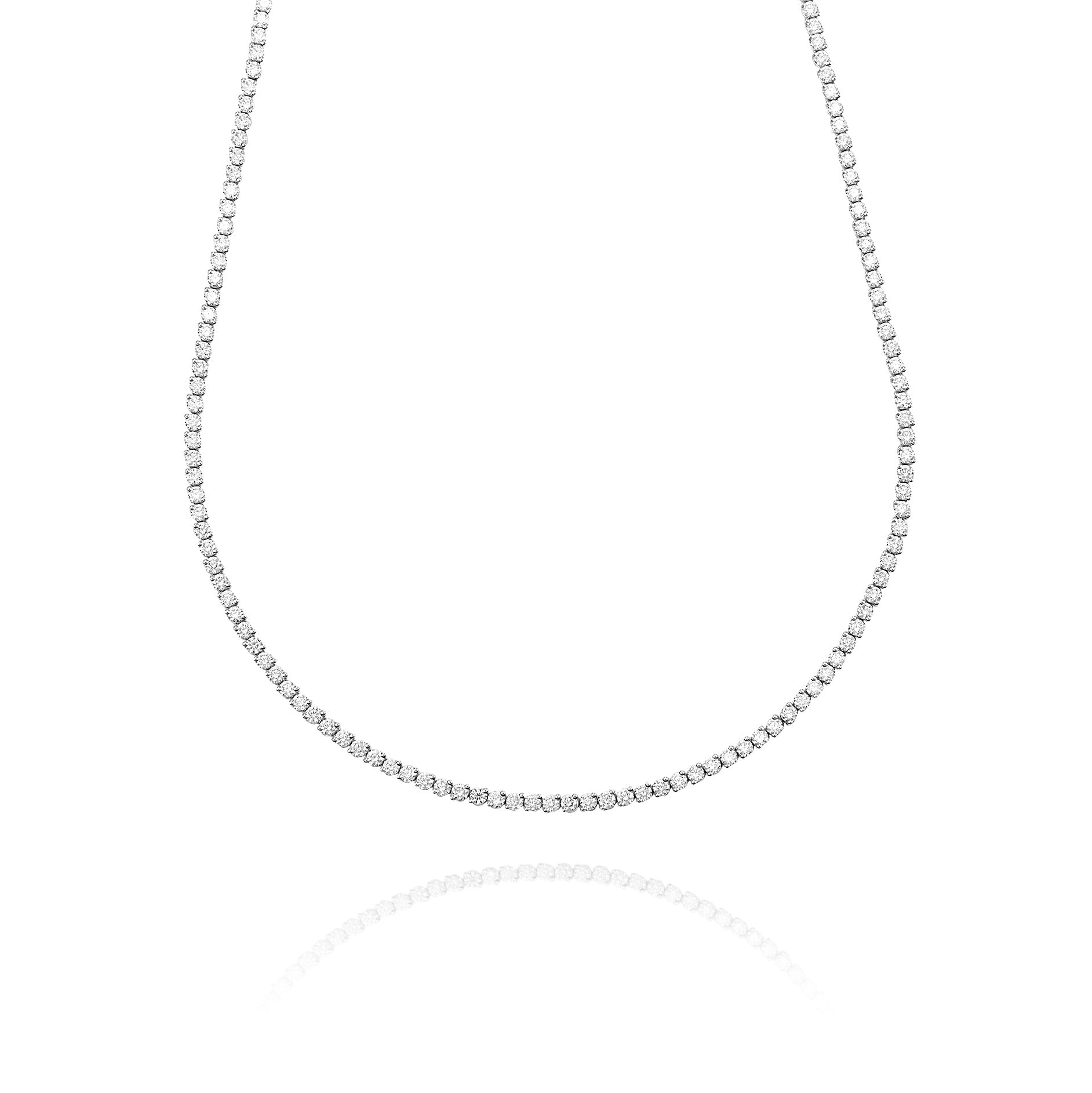 DIAMOND RIVIERE NECKLET 6.62CT