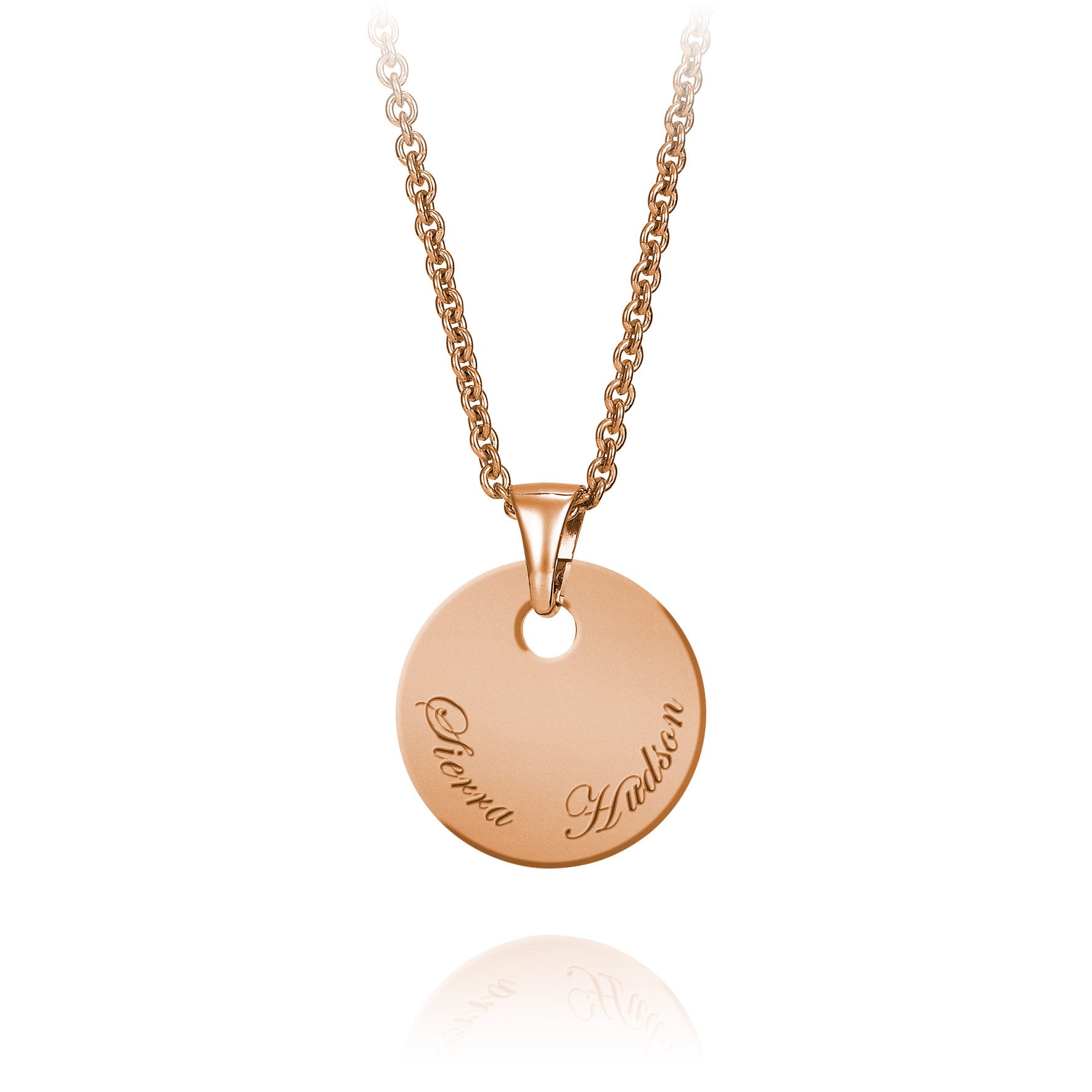 ROSE GOLD LOVE MEDALLION