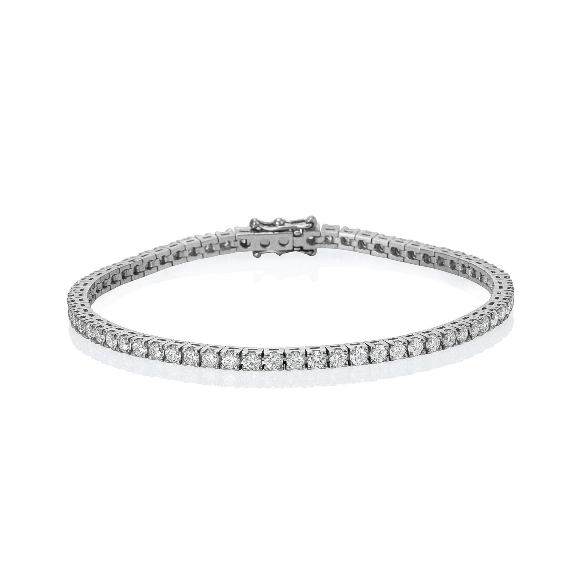 DIAMOND TENNIS BRACELET 4.19CT