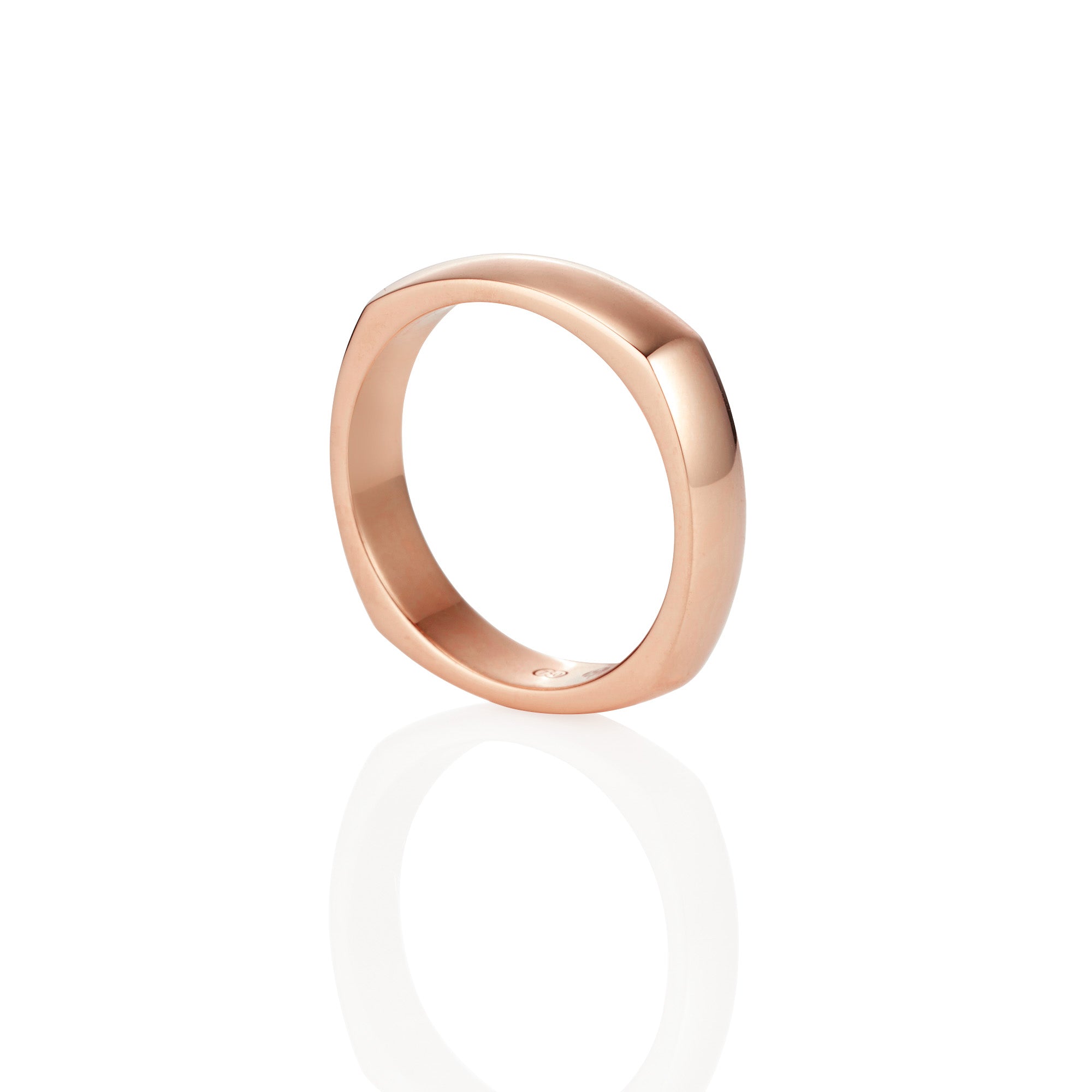 ROSE GOLD CUSHION PROFILE WEDDER