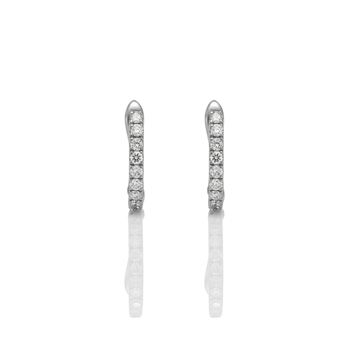 White gold huggie sales earrings australia