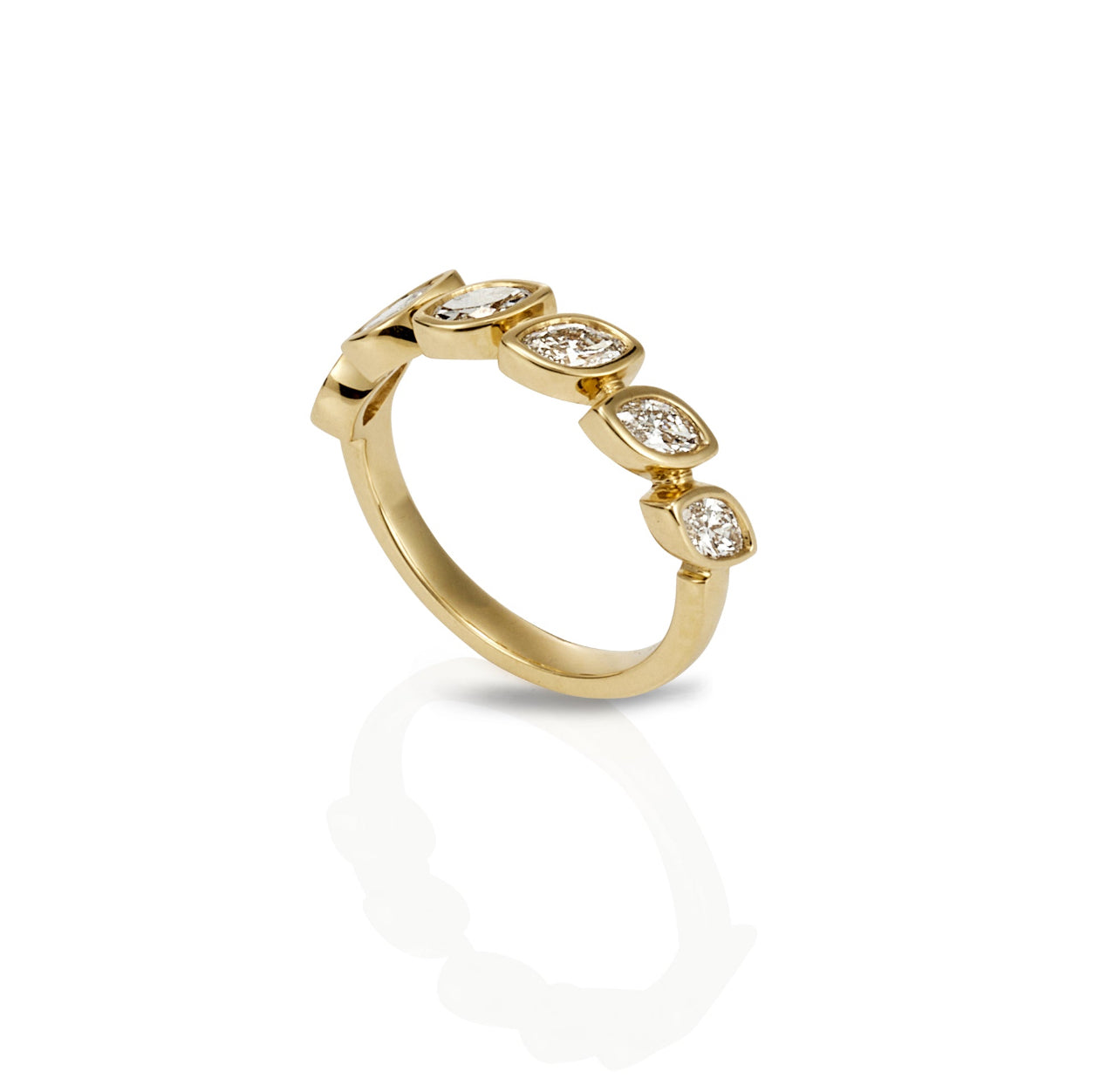 BEZEL SET MARQUISE DIAMOND RING