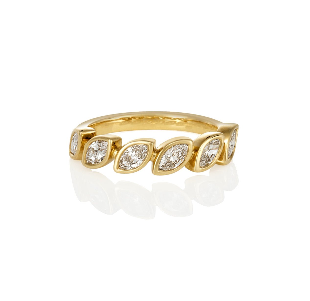 BEZEL SET MARQUISE DIAMOND RING