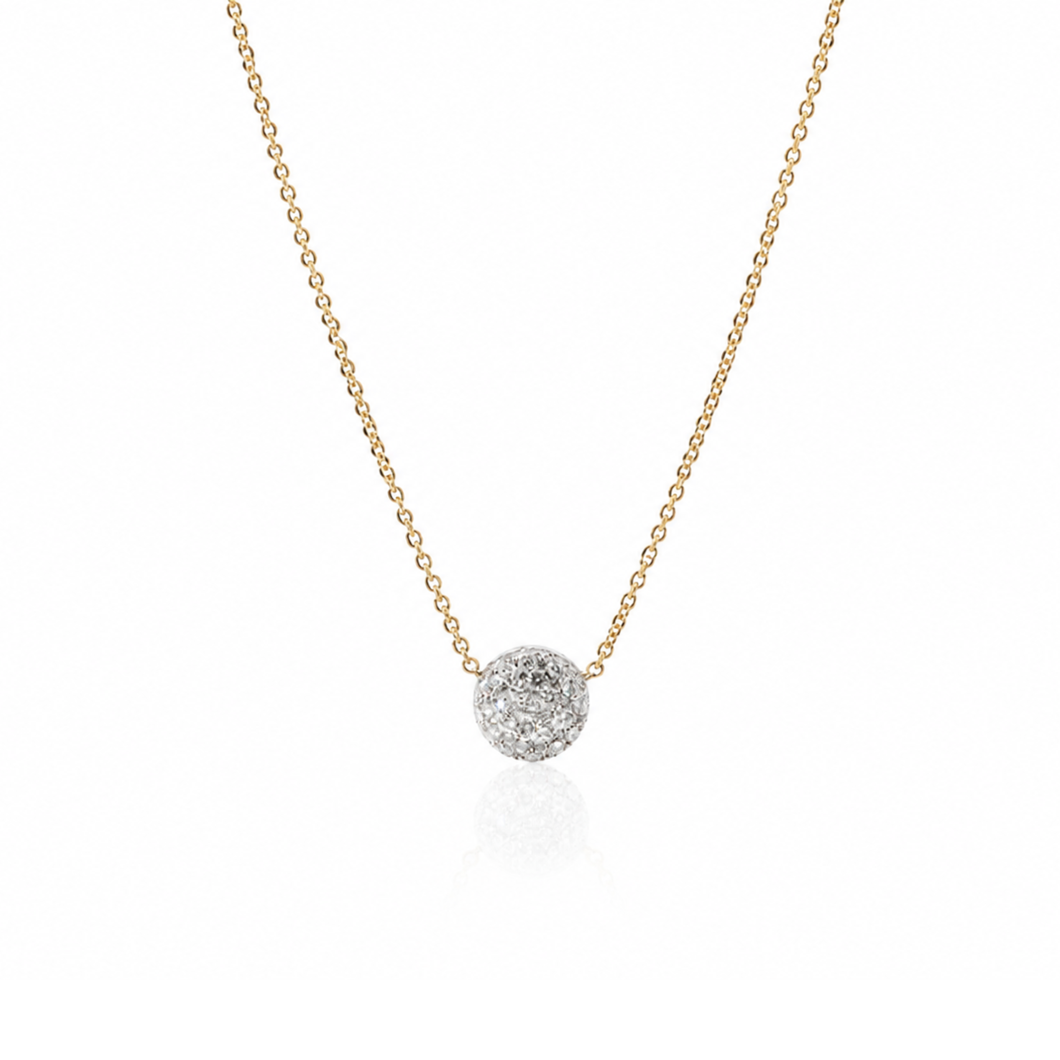 DOMED PAVÉ PENDANT