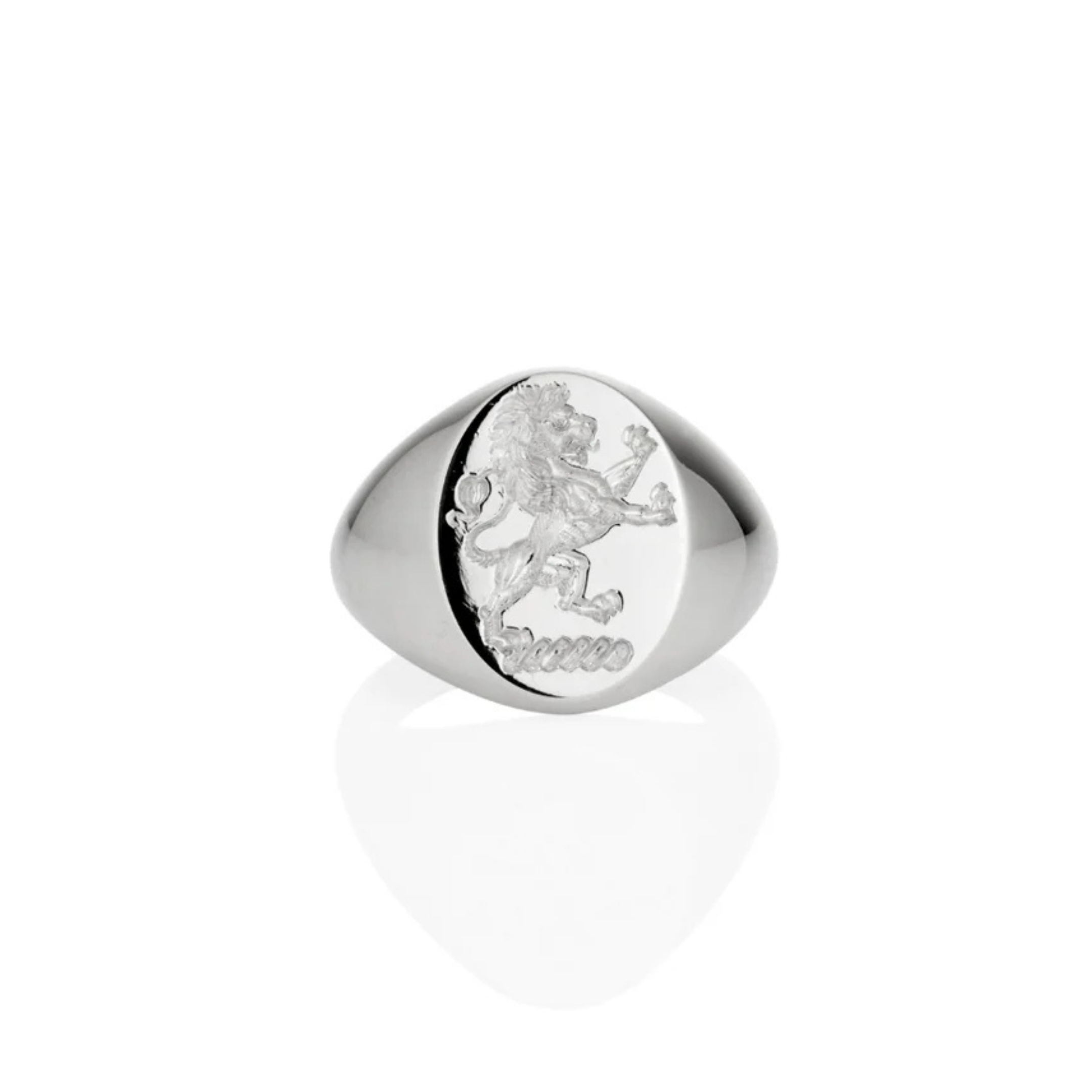 LONDON ENGRAVER FAMILY CREST SIGNET RING