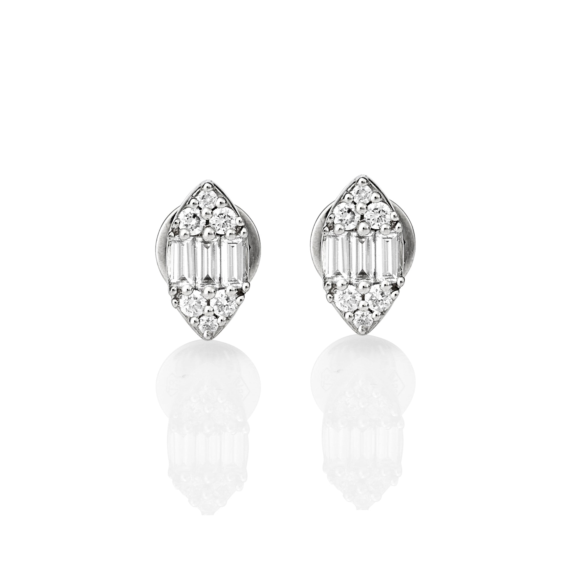 MARQUISE SHAPE DIAMOND STUDS