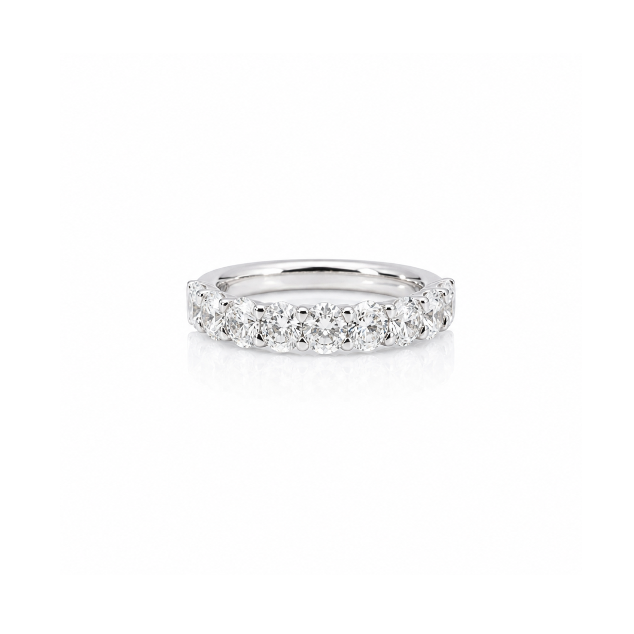 OVAL CUT SHARED CLAW BAND 1.45CT