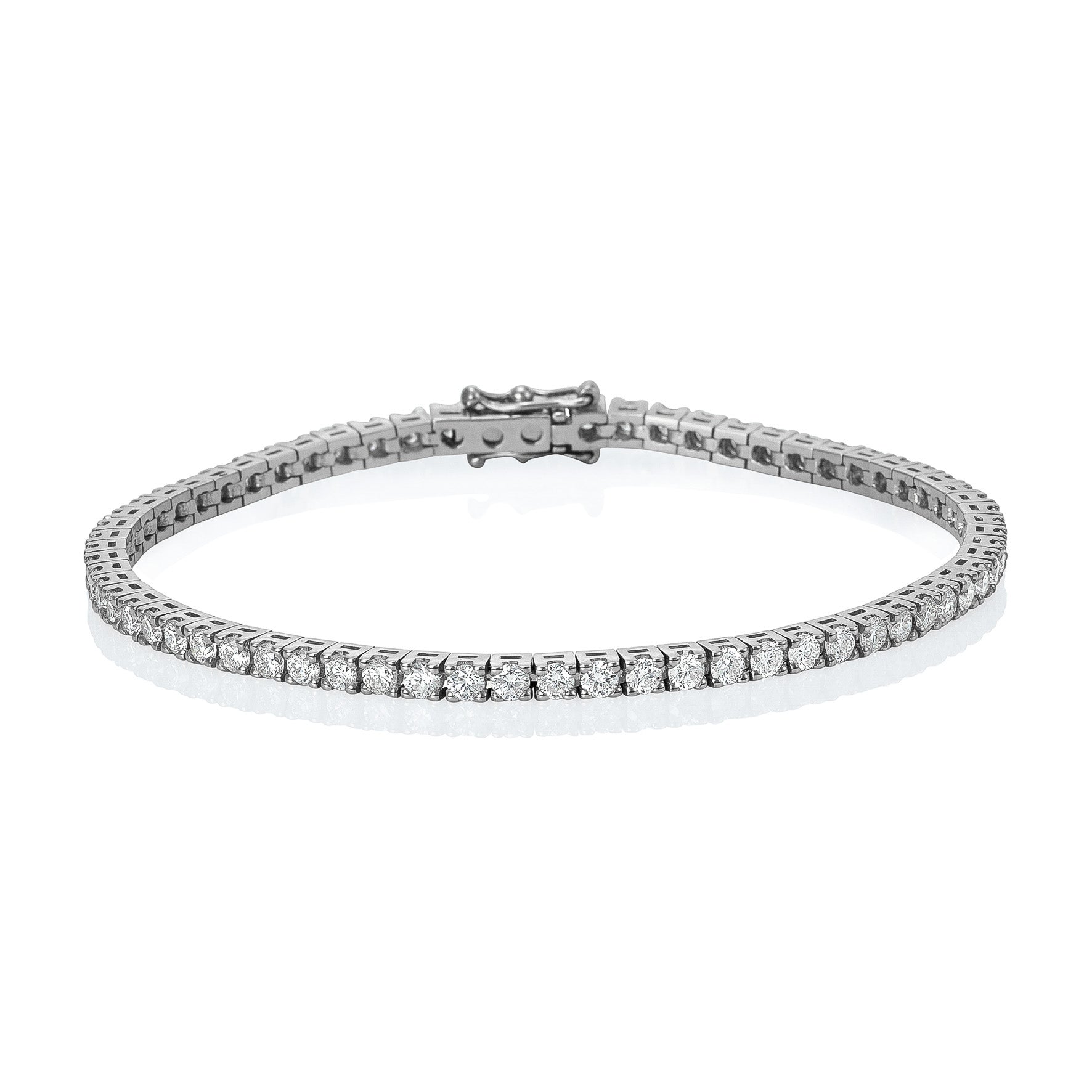 DIAMOND TENNIS BRACELET 7.02CTS