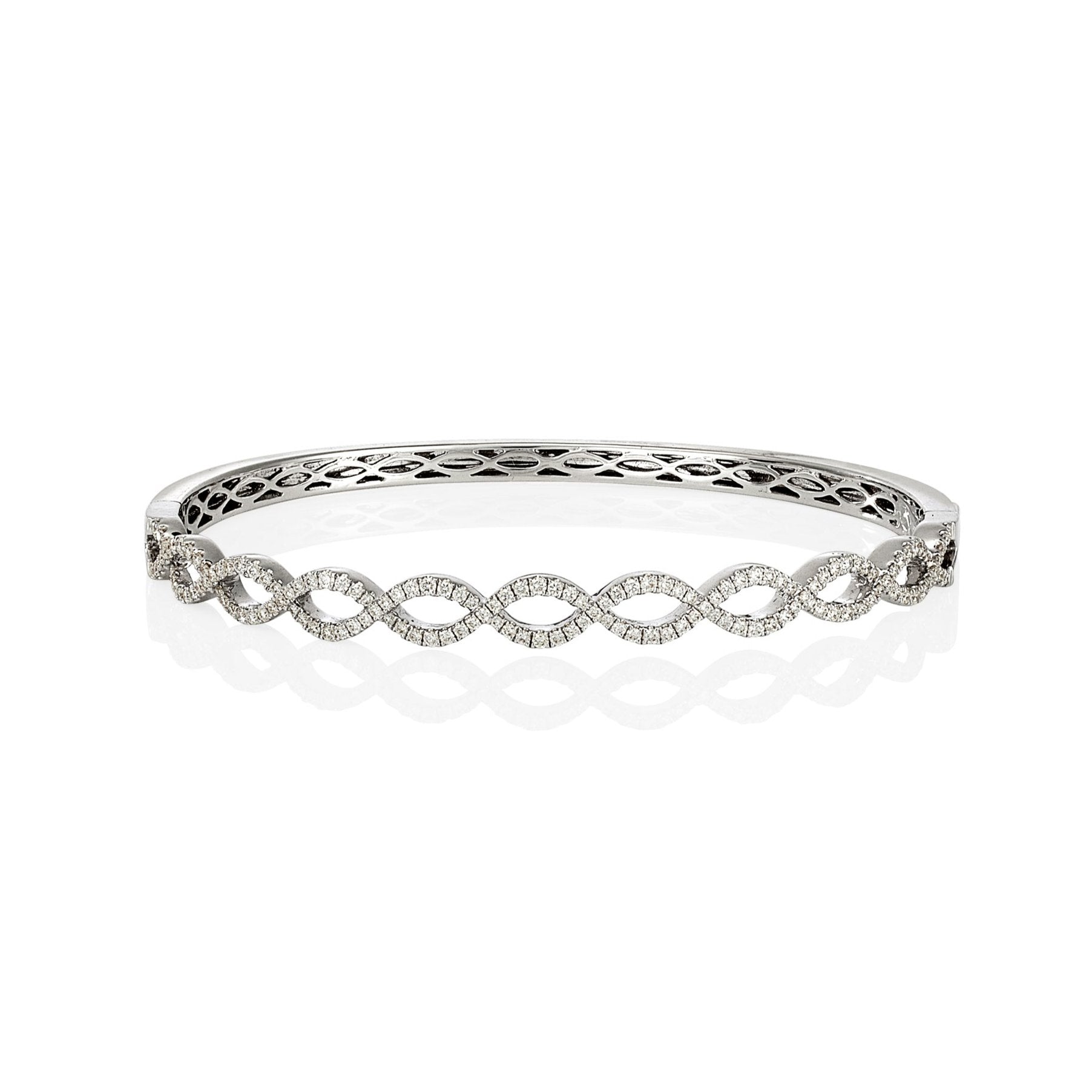 DIAMOND TWIST BANGLE